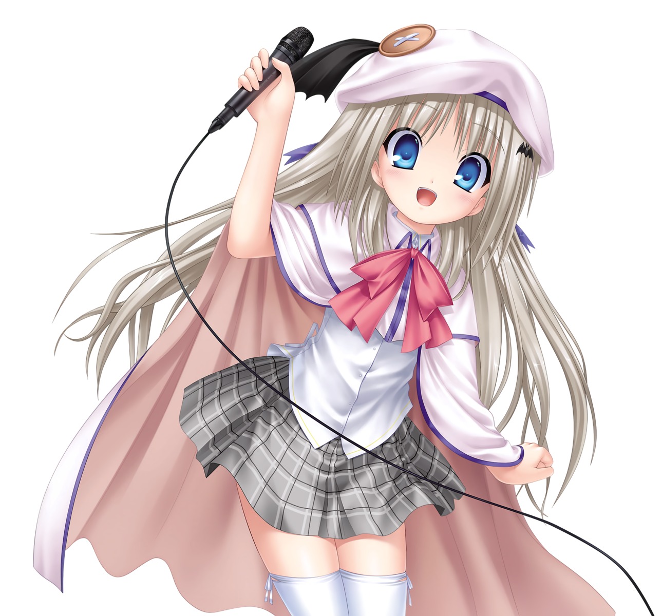 key, kud_wafter, little_busters!, na-ga, noumi_kudryavka, seifuku, thighhighs