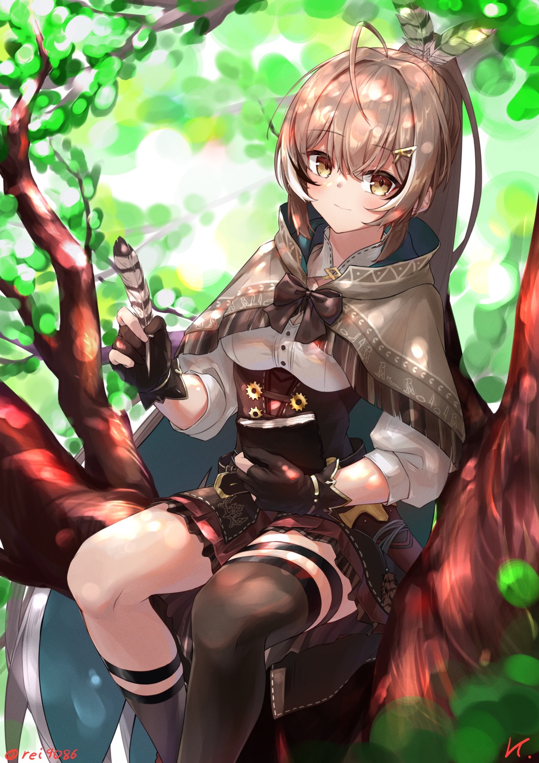 garter, gin9684, hololive, hololive_english, nanashi_mumei, thighhighs