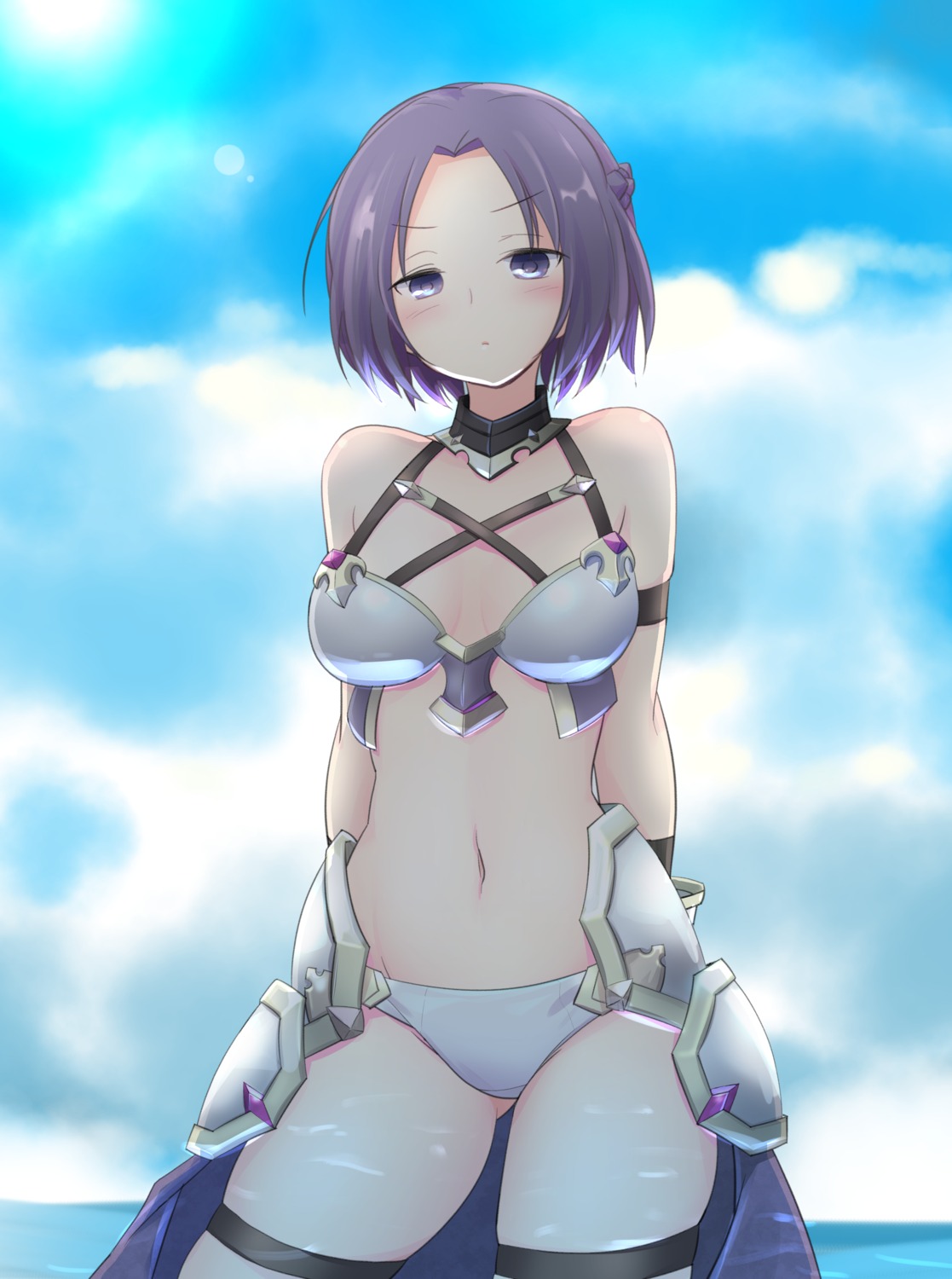 armor, bikini_armor, garter, jun_(princess_connect!), moro_(like_the_gale!), princess_connect!, princess_connect!_re:dive