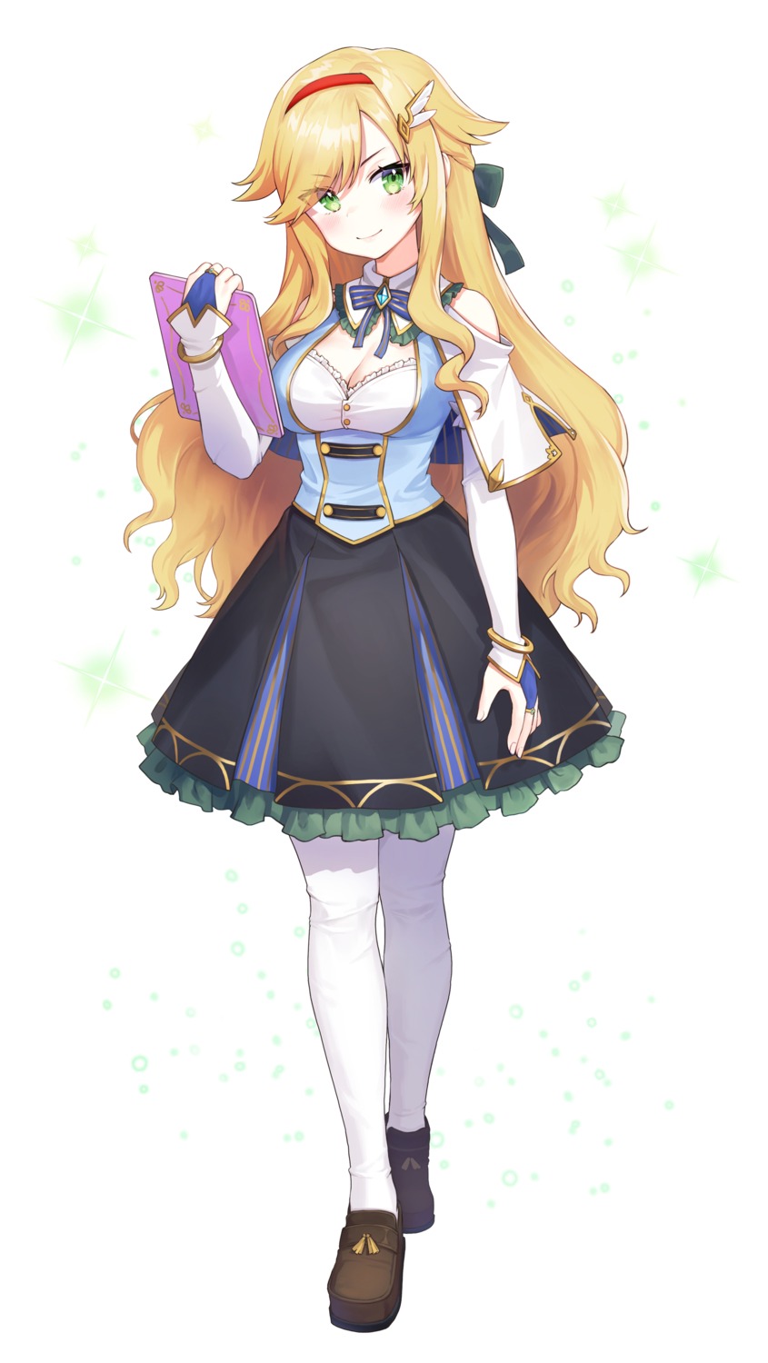 cleavage, noixen, pantyhose, seifuku