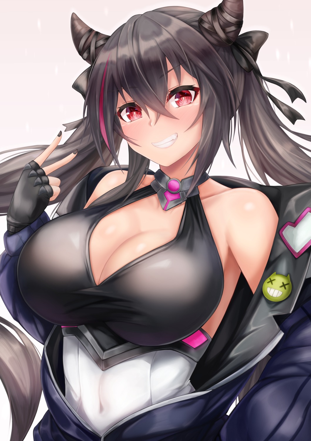 azur_lane, cleavage, horns, san_francisco_(azur_lane), tagme
