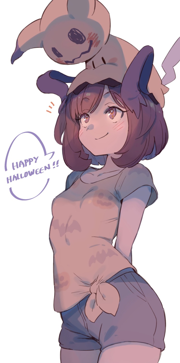 halloween, mimikyu, mizuki_(pokemon), pokemon, pokemon_sm, toku_(ke7416613)