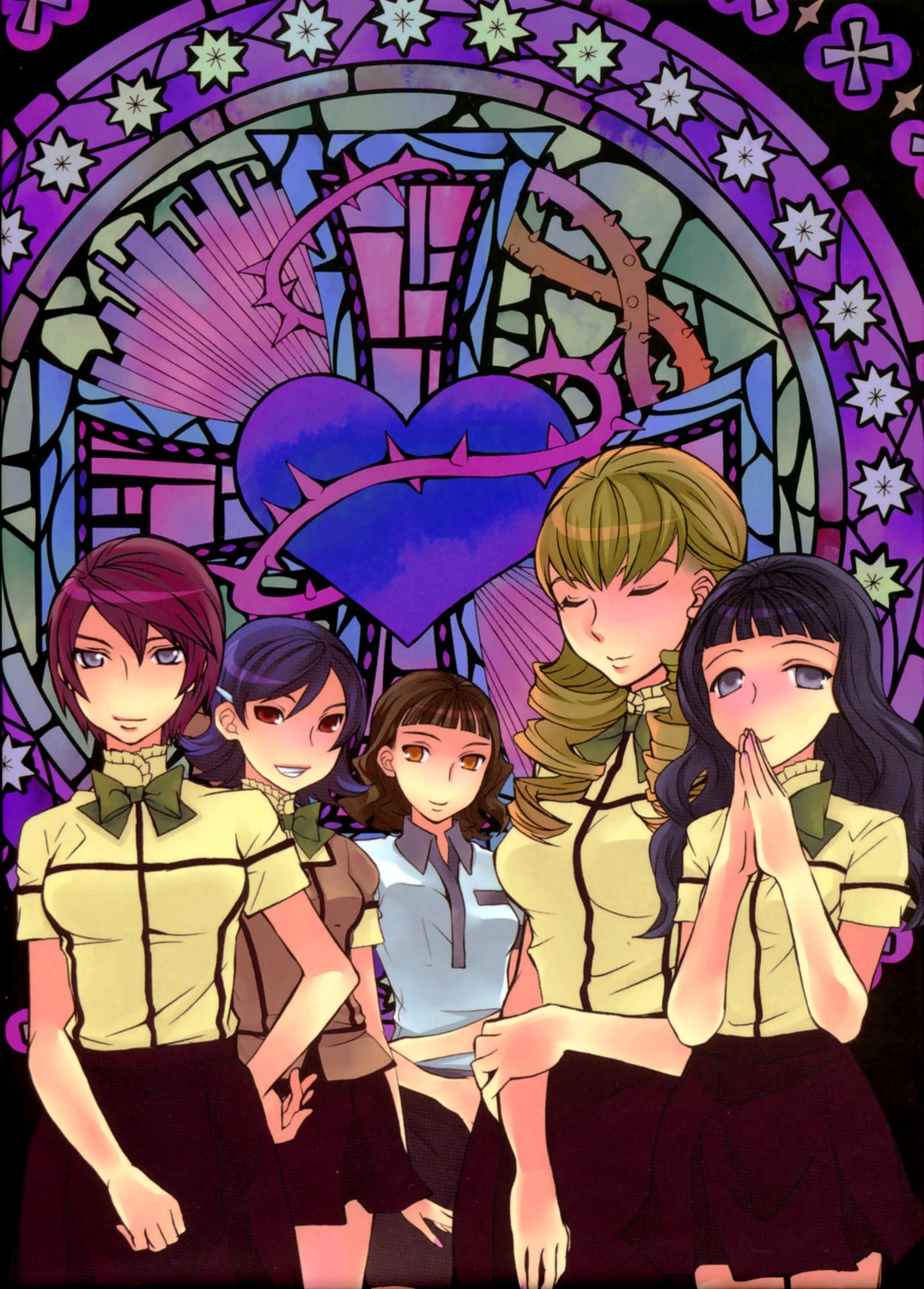 endou_minari, ishima_ryuuken, maria_holic, screening, shiki_ayari
