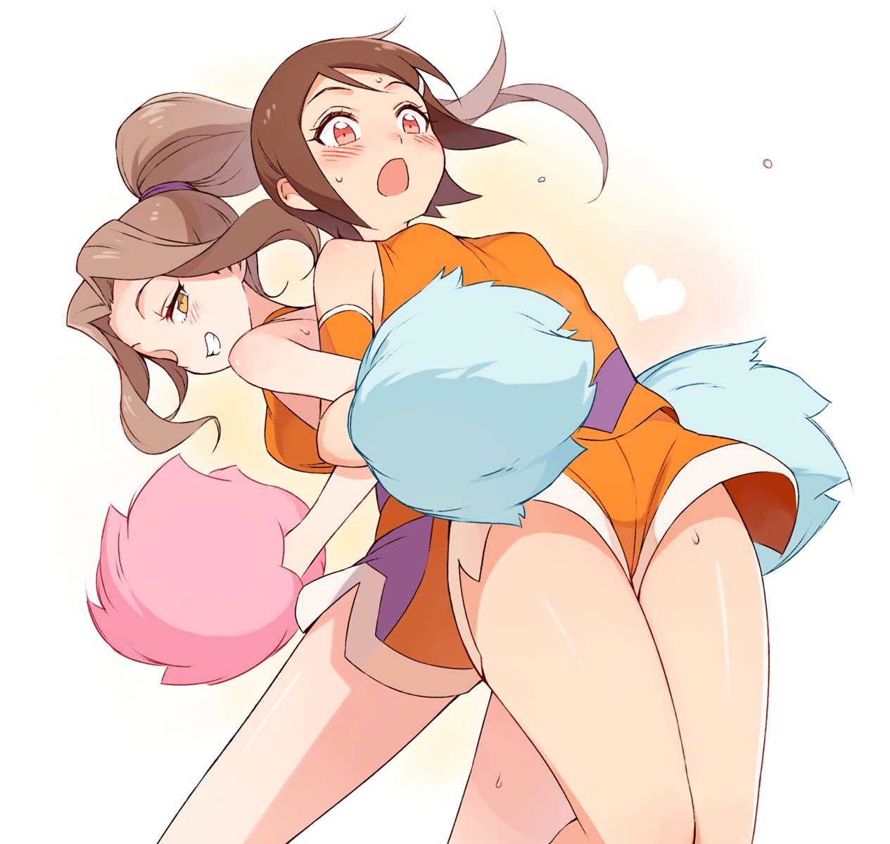 cheerleader, digimon, tachikawa_mimi, toku_(ke7416613), yagami_hikari