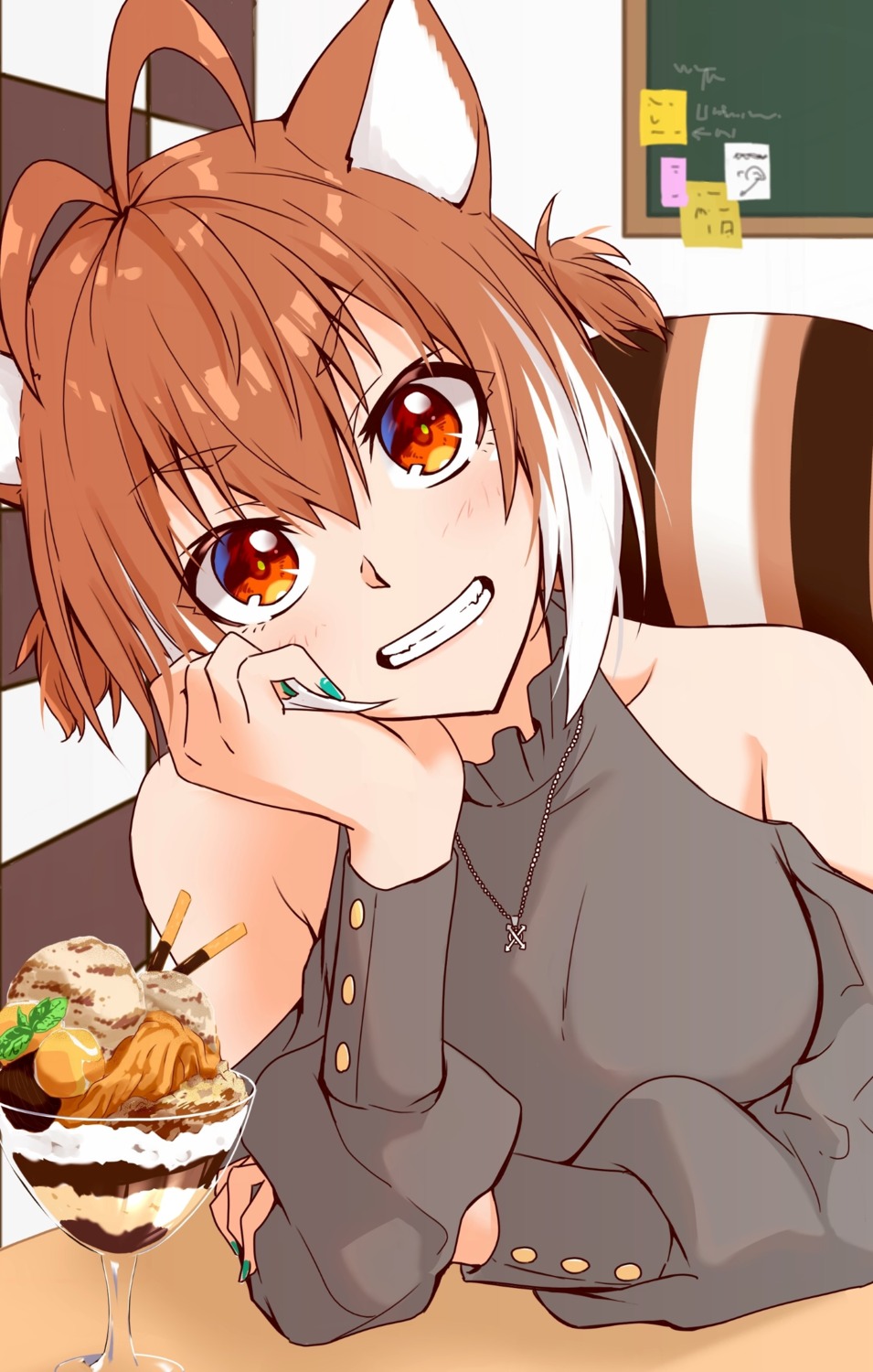 animal_ears, blazblue, blazblue:_calamity_trigger, blazblue:_chronophantasma, blazblue:_continuum_shift, chukachuka, makoto_nanaya, tail