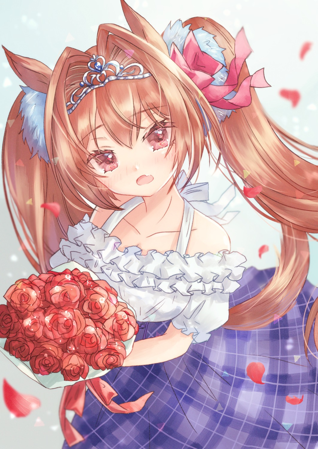 animal_ears, bunapi_(bunapii), daiwa_scarlet_(umamusume), skirt_lift, tail, uma_musume_pretty_derby