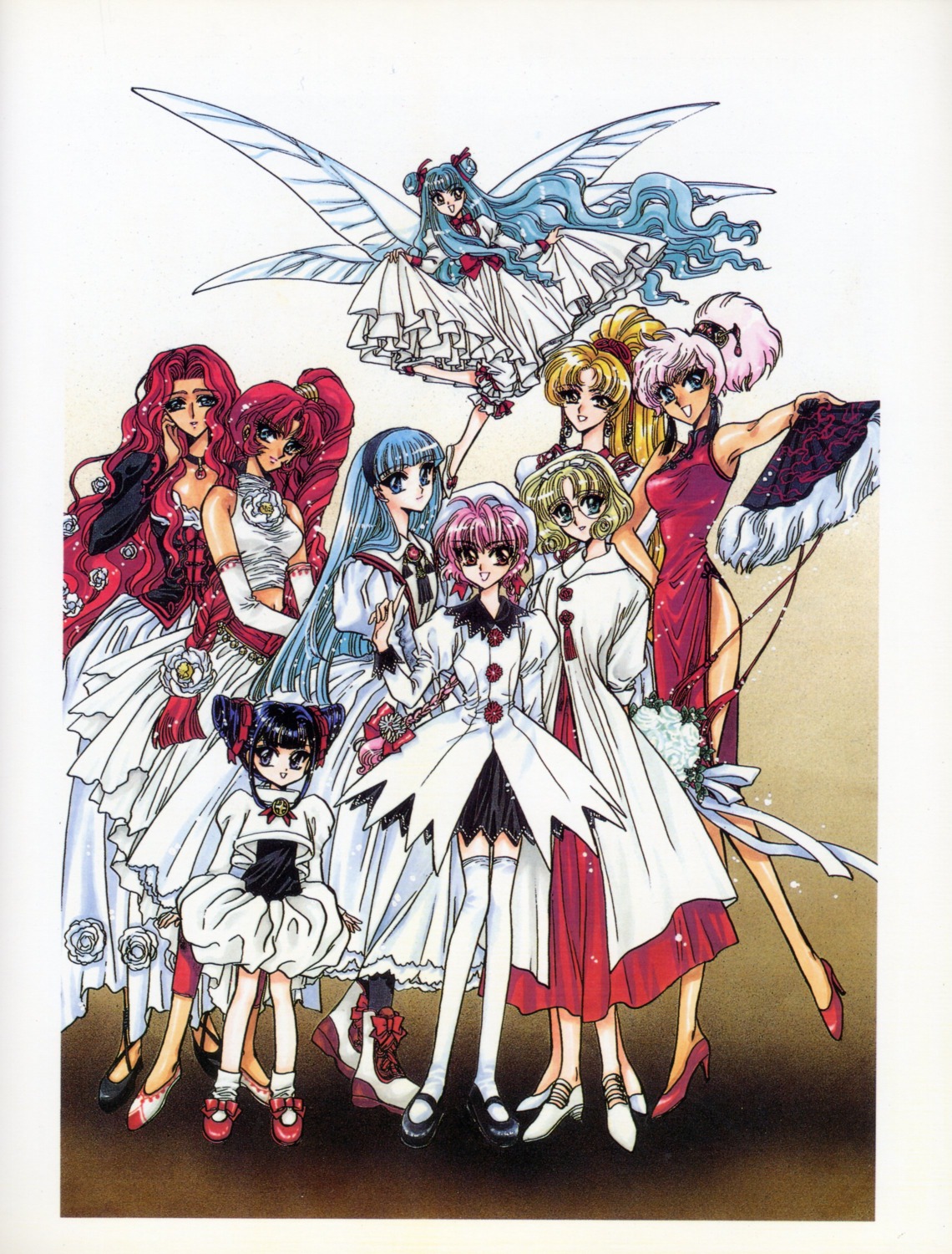 asuka, caldina, clamp, hououji_fuu, magic_knight_rayearth, presea, primera, ryuuzaki_umi