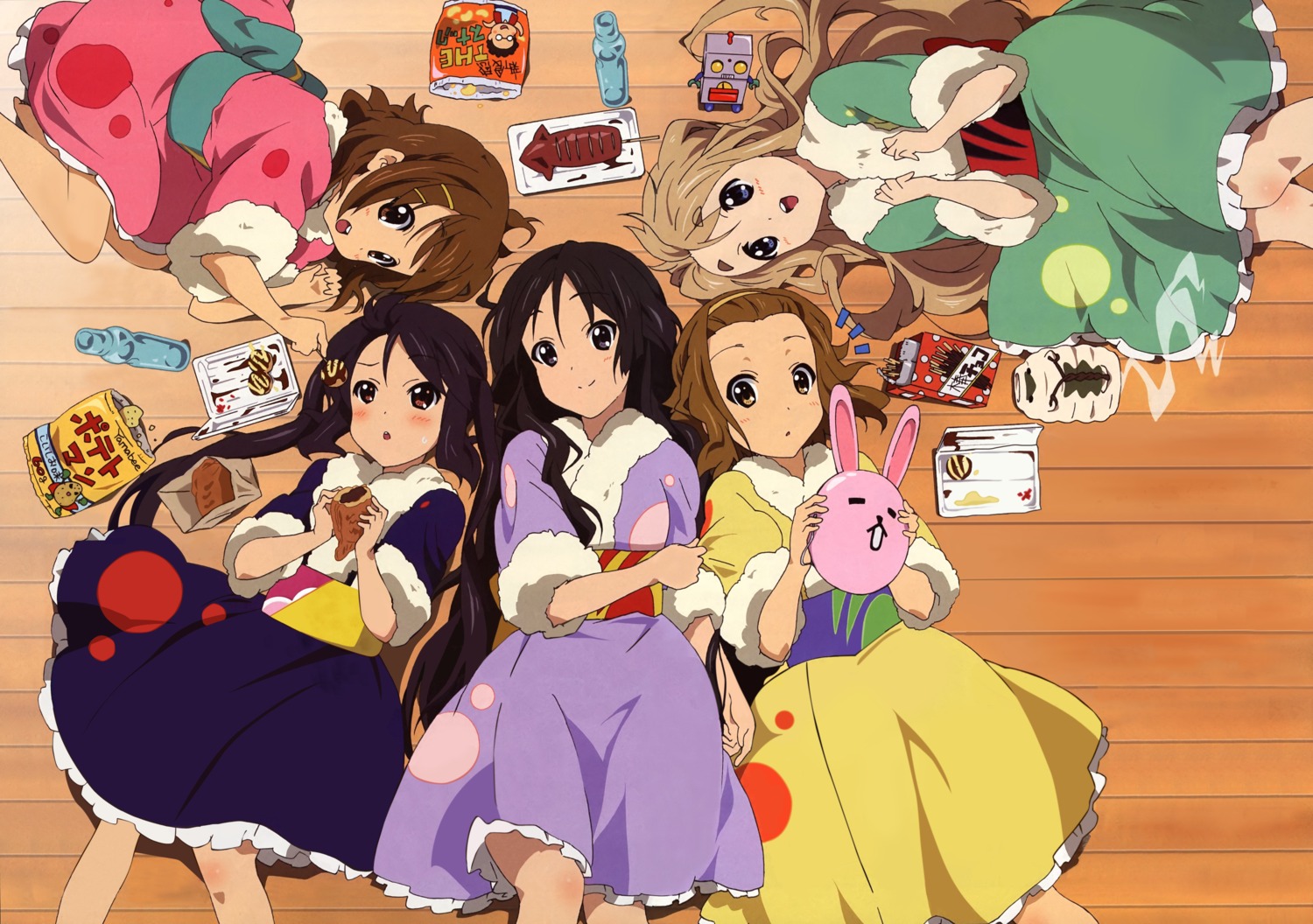 akiyama_mio, detexted, hirasawa_yui, japanese_clothes, k-on!, kotobuki_tsumugi, nakano_azusa, sakamoto_kazuya