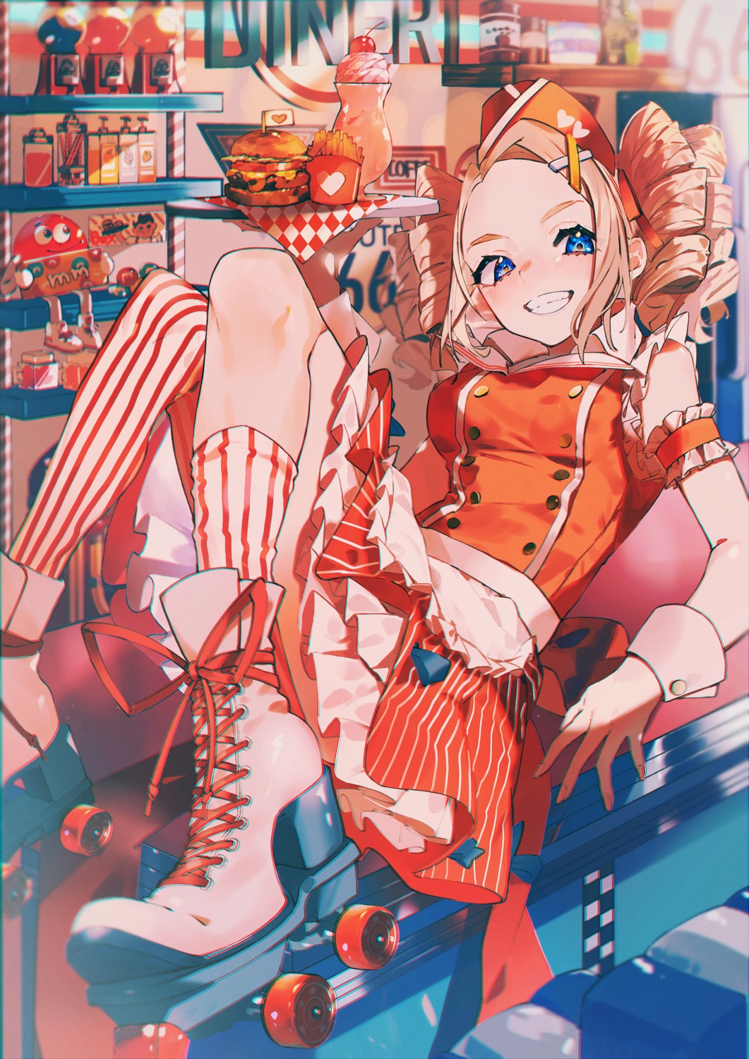 skirt_lift, sou_230, waitress