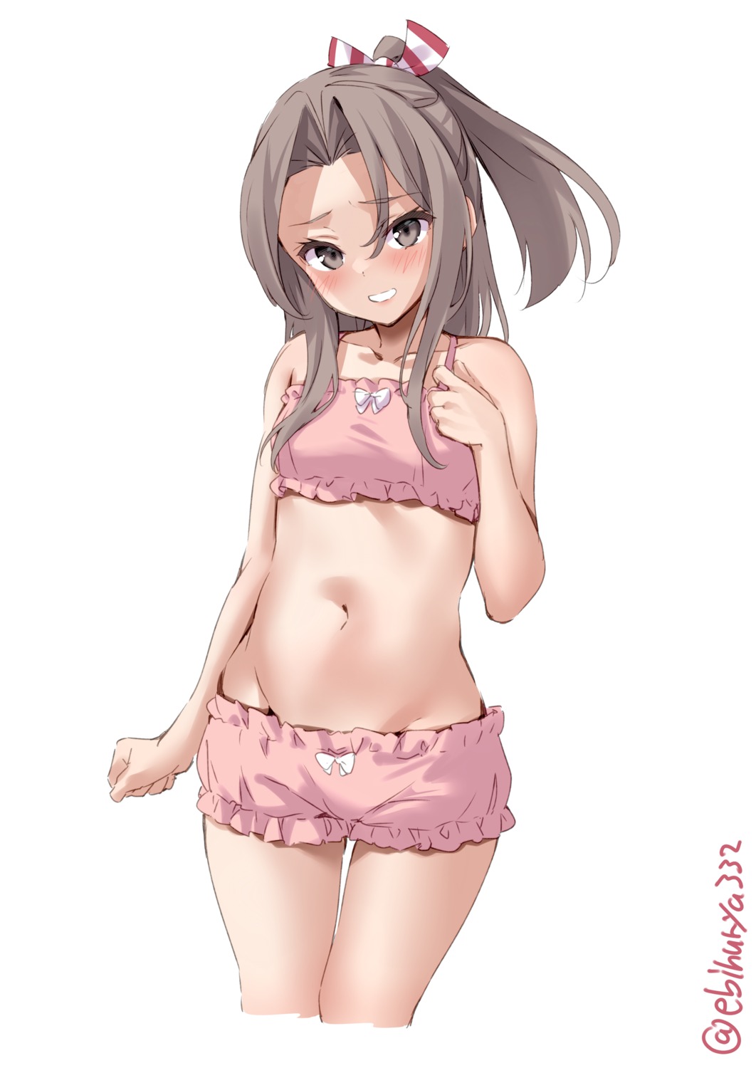 bloomers, bra, breast_hold, ebifurya, kantai_collection, zuihou_(kancolle)