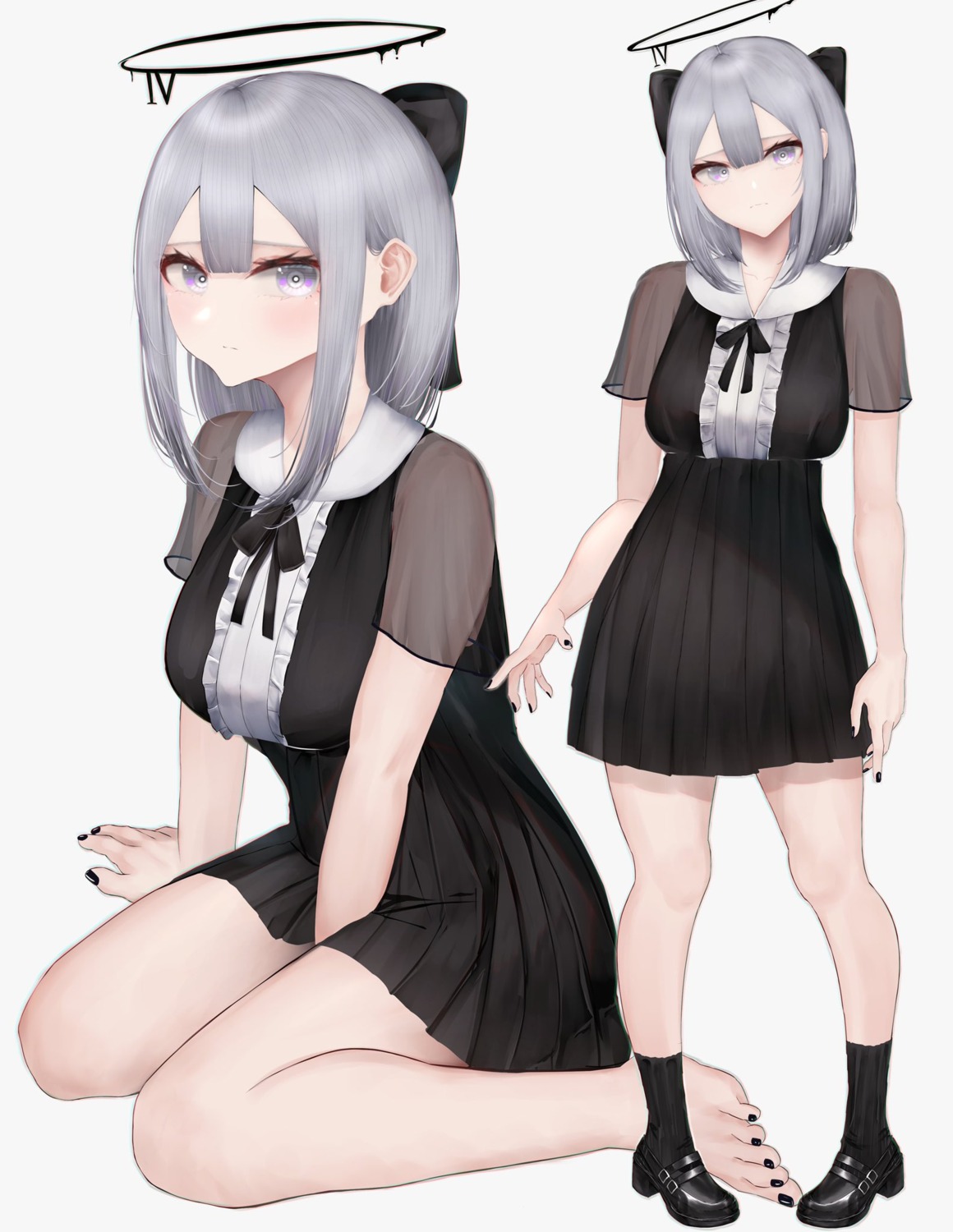angel, dress, heels, mo_(mainiti_omoti), see_through