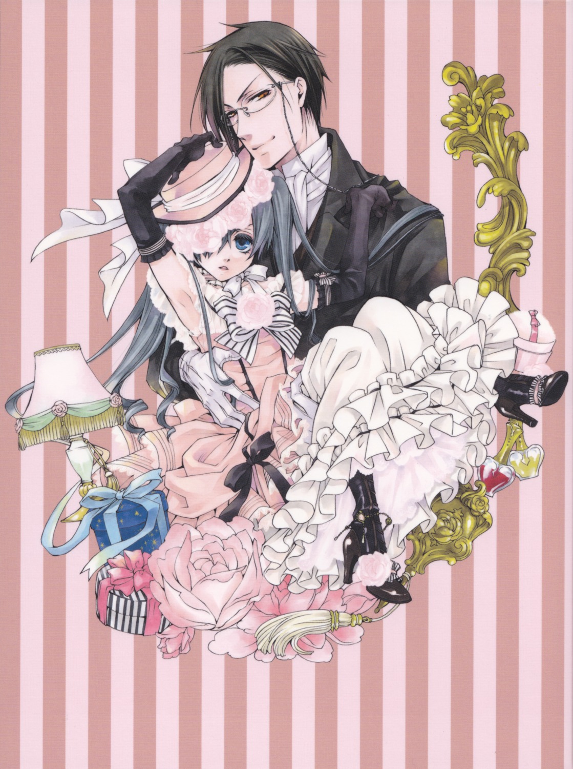ciel_phantomhive, crossdress, kuroshitsuji, male, screening, sebastian_michaelis, toboso_yana, trap