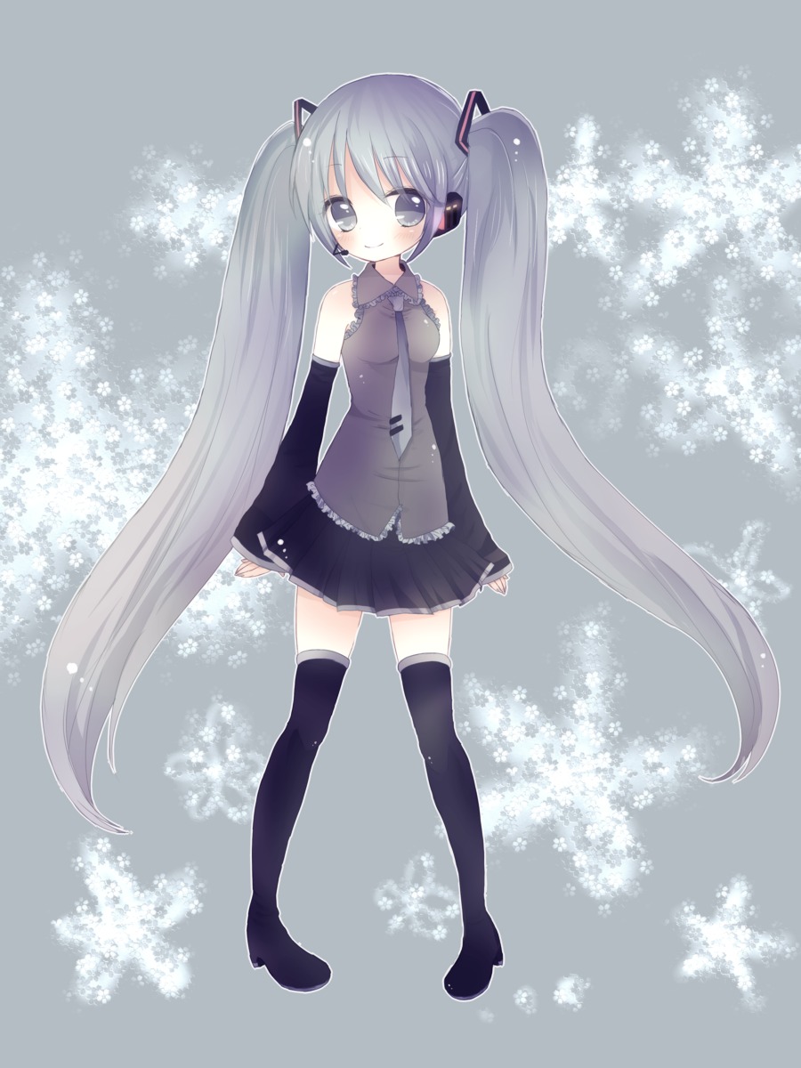 hatsune_miku, ou, thighhighs, vocaloid
