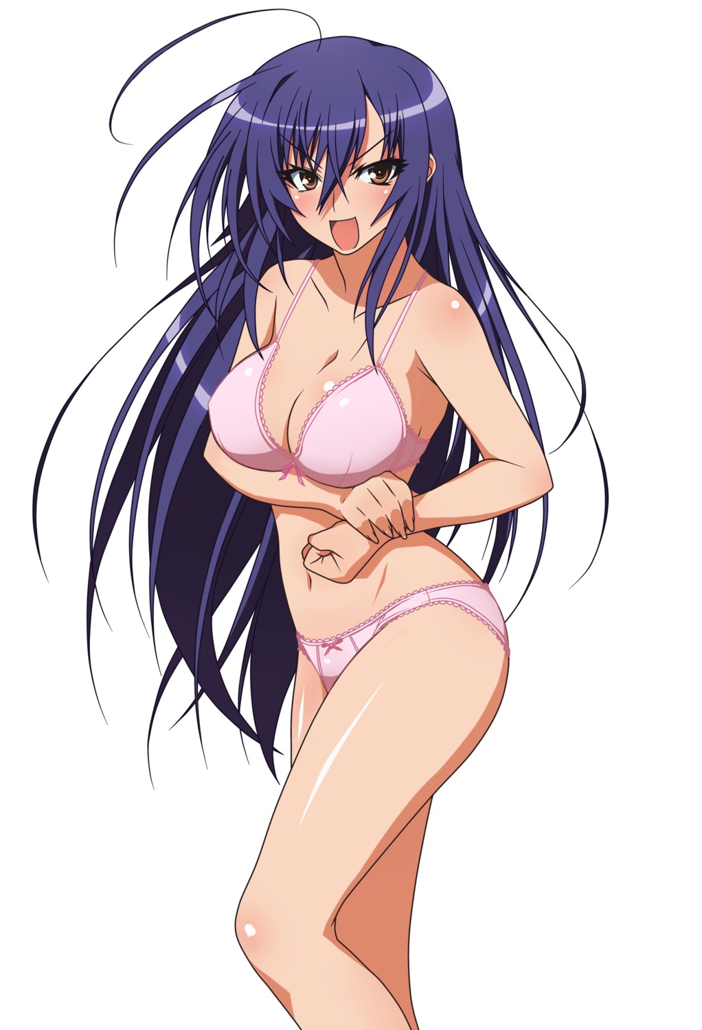 bra, cleavage, kurokami_medaka, medaka_box, pantsu