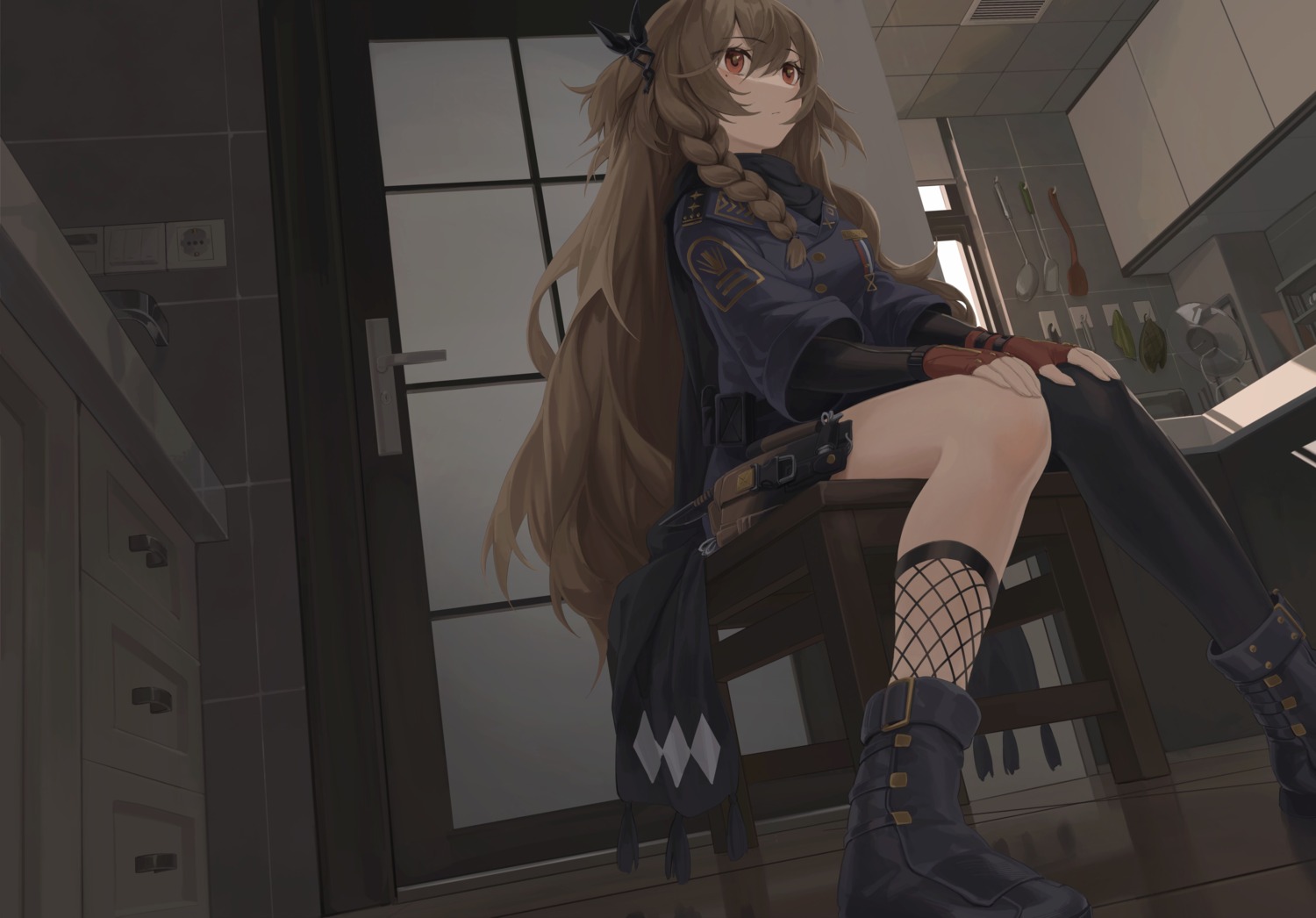 fishnets, girls_frontline, rui_(rei_leyi), sp9_(girls_frontline)