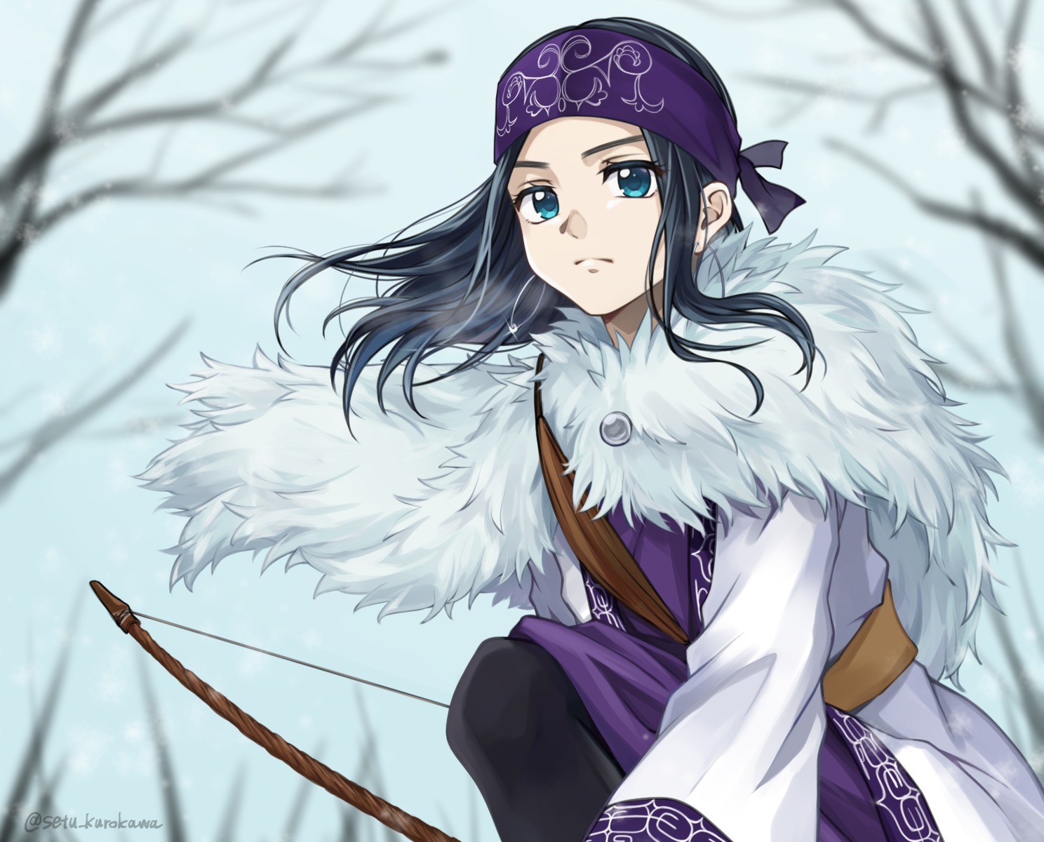 asian_clothes, asirpa, golden_kamuy, setu_kurokawa, weapon