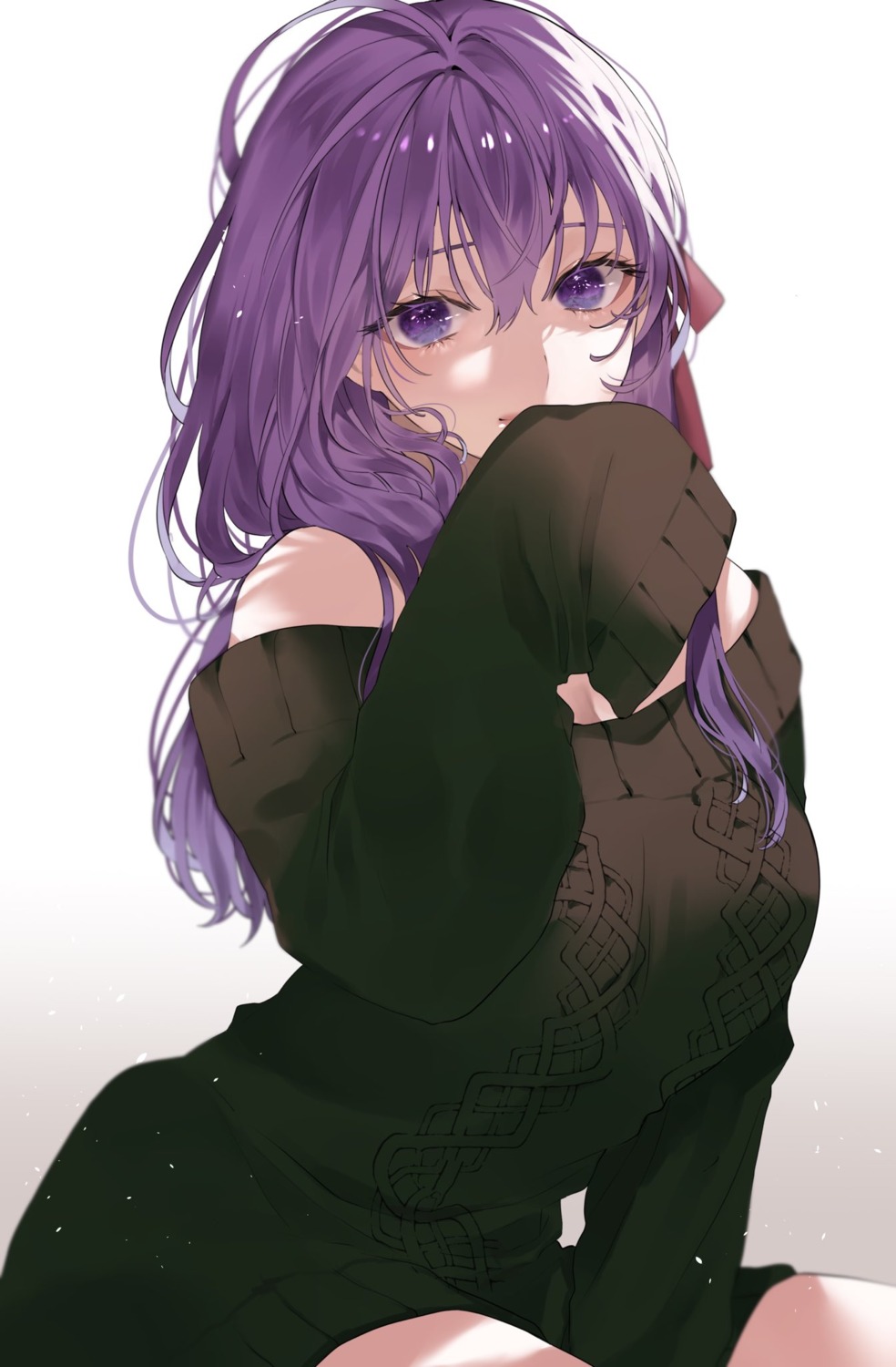 dress, fate/stay_night, matou_sakura, shimatori_(sanyyyy), sweater