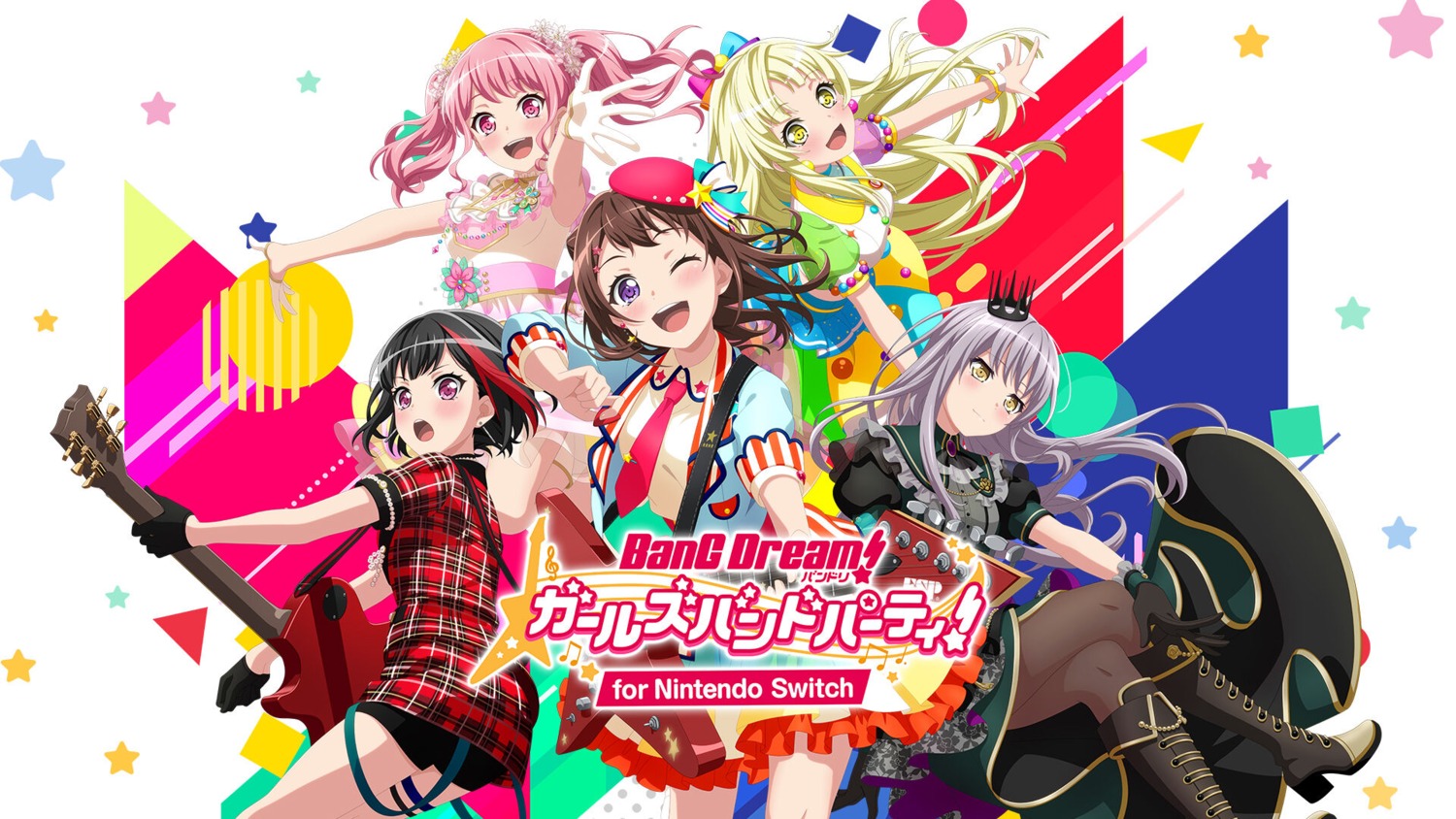 bang_dream!, bang_dream!_episode_of_roselia, bike_shorts, bushiroad, dress, gothic_lolita, guitar, heels