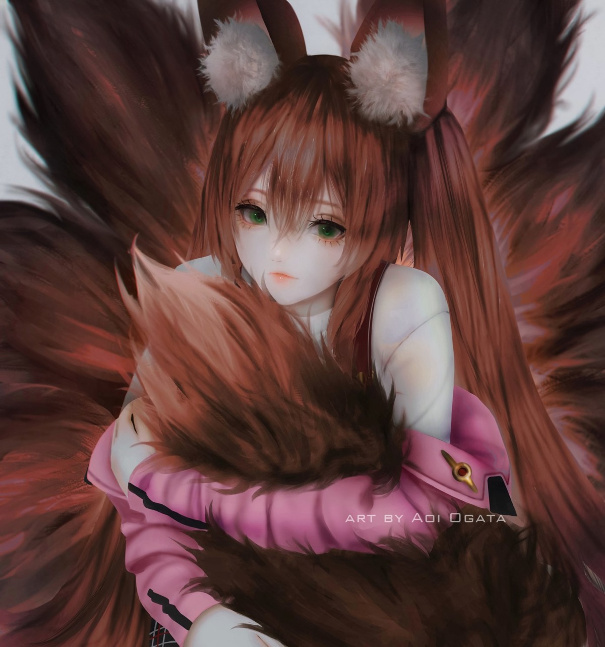 animal_ears, aoi_ogata, kitsune, plushmallow, tail