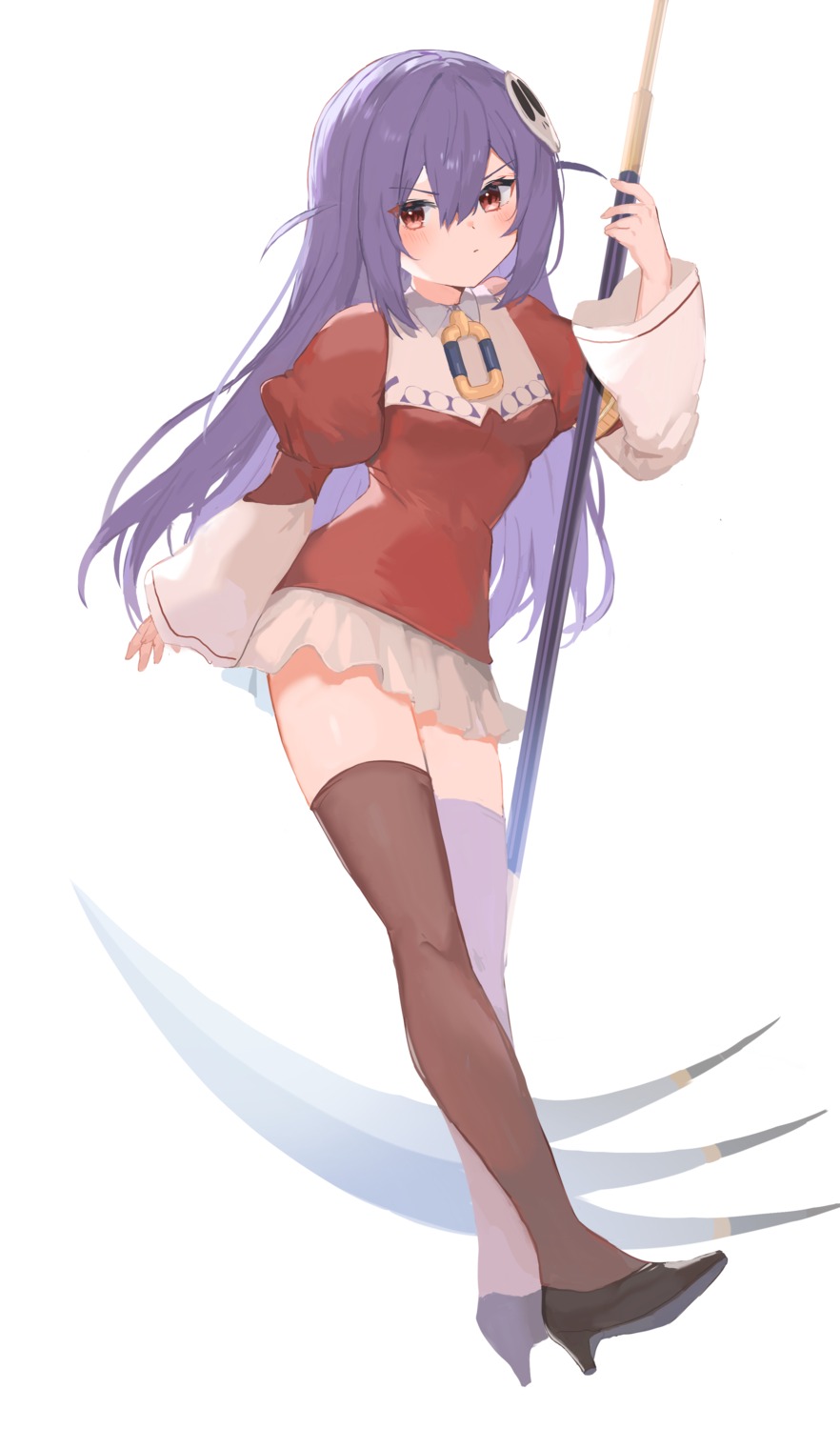 dress, haqua_du_lot_herminium, heels, kami_nomi_zo_shiru_sekai, sorotu, thighhighs, weapon