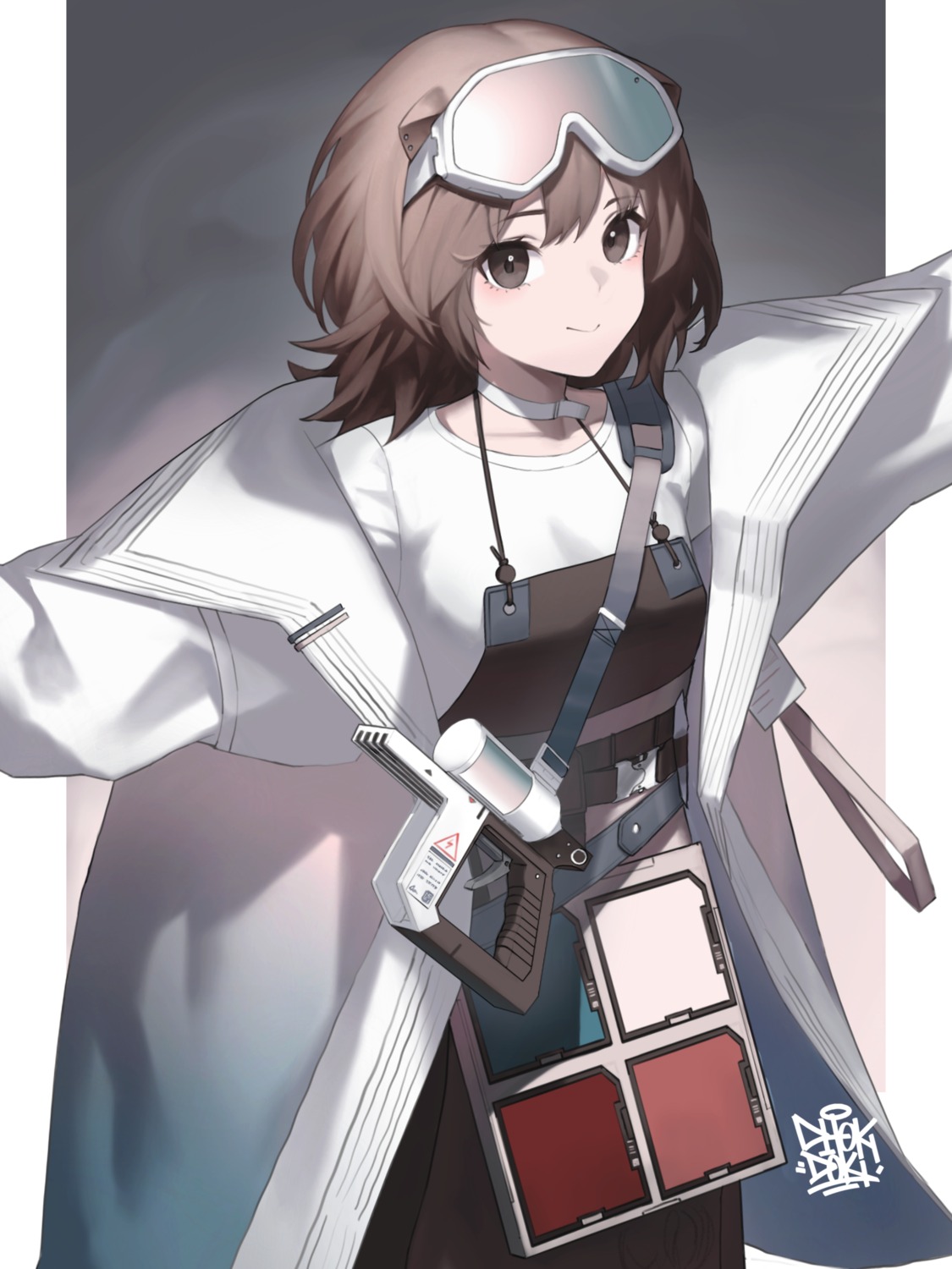 arknights, dhokidoki, roberta_(arknights)