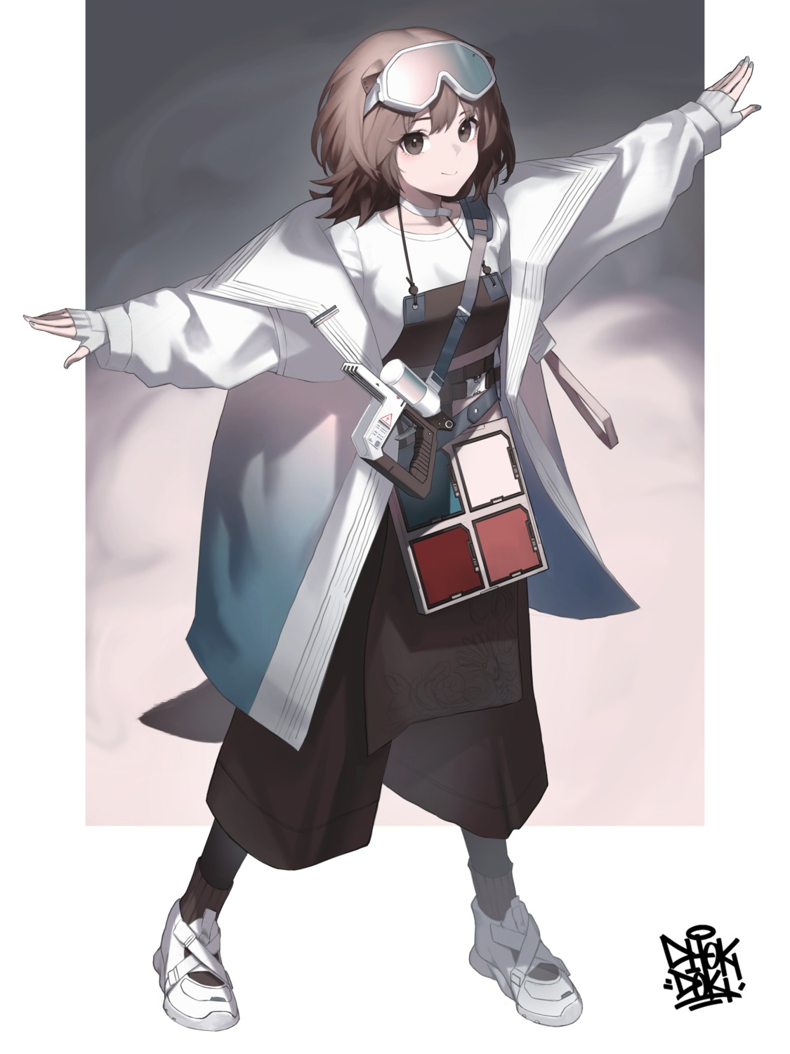 arknights, dhokidoki, roberta_(arknights)