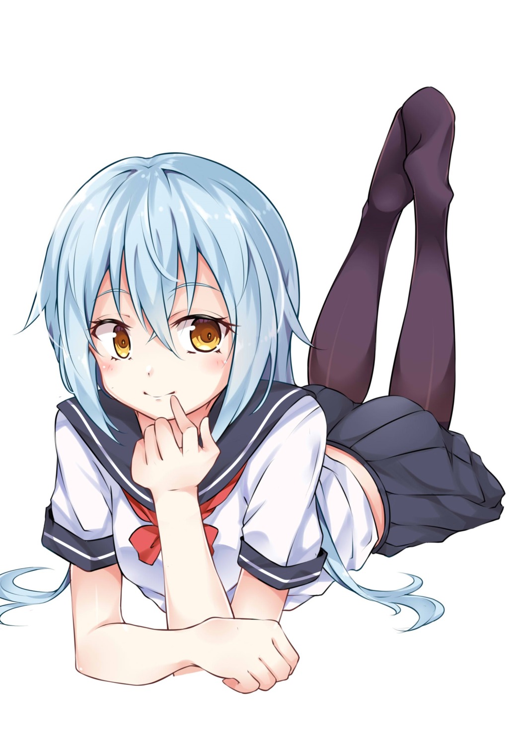 ai_cao, feet, pantyhose, rimuru_tempest, seifuku, tensei_shitara_slime_datta_ken