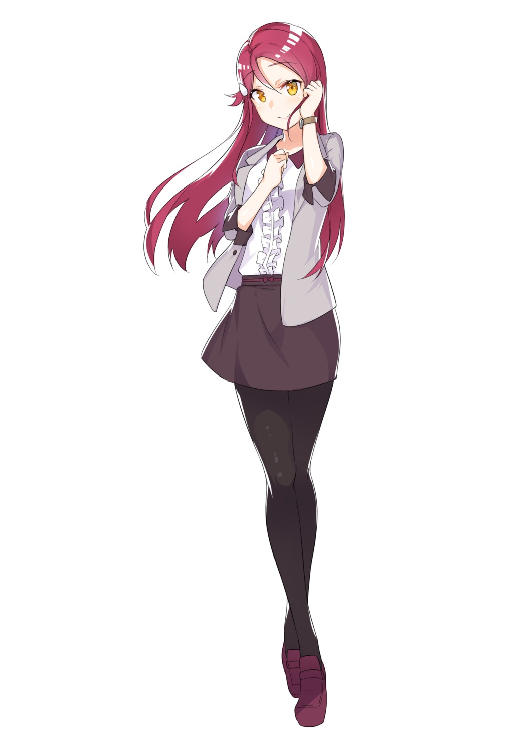 engawa_(rarenago), love_live!_(series), love_live!_sunshine!!, pantyhose, sakurauchi_riko