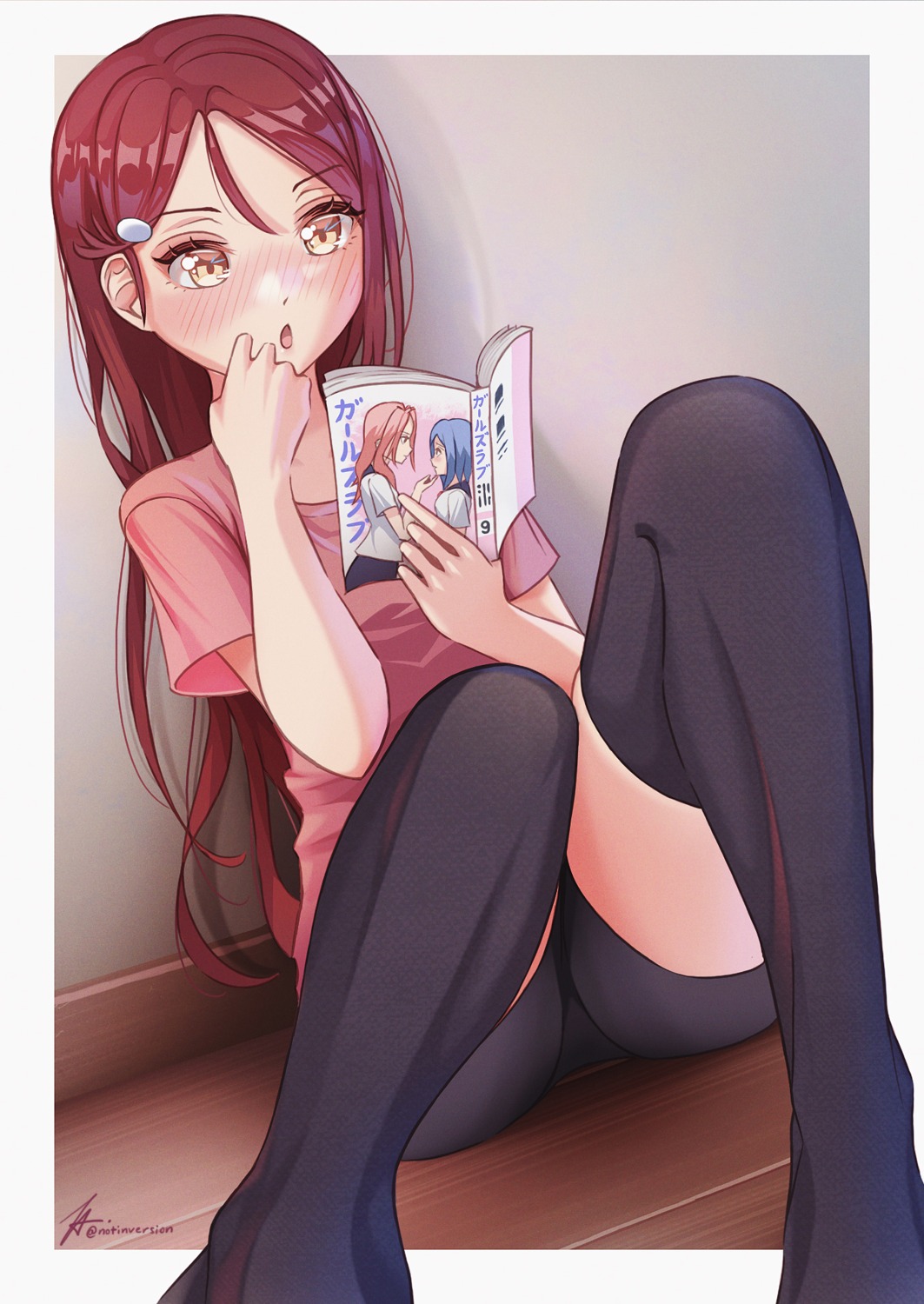 bike_shorts, love_live!_(series), love_live!_sunshine!!, notinversion, sakurauchi_riko, thighhighs