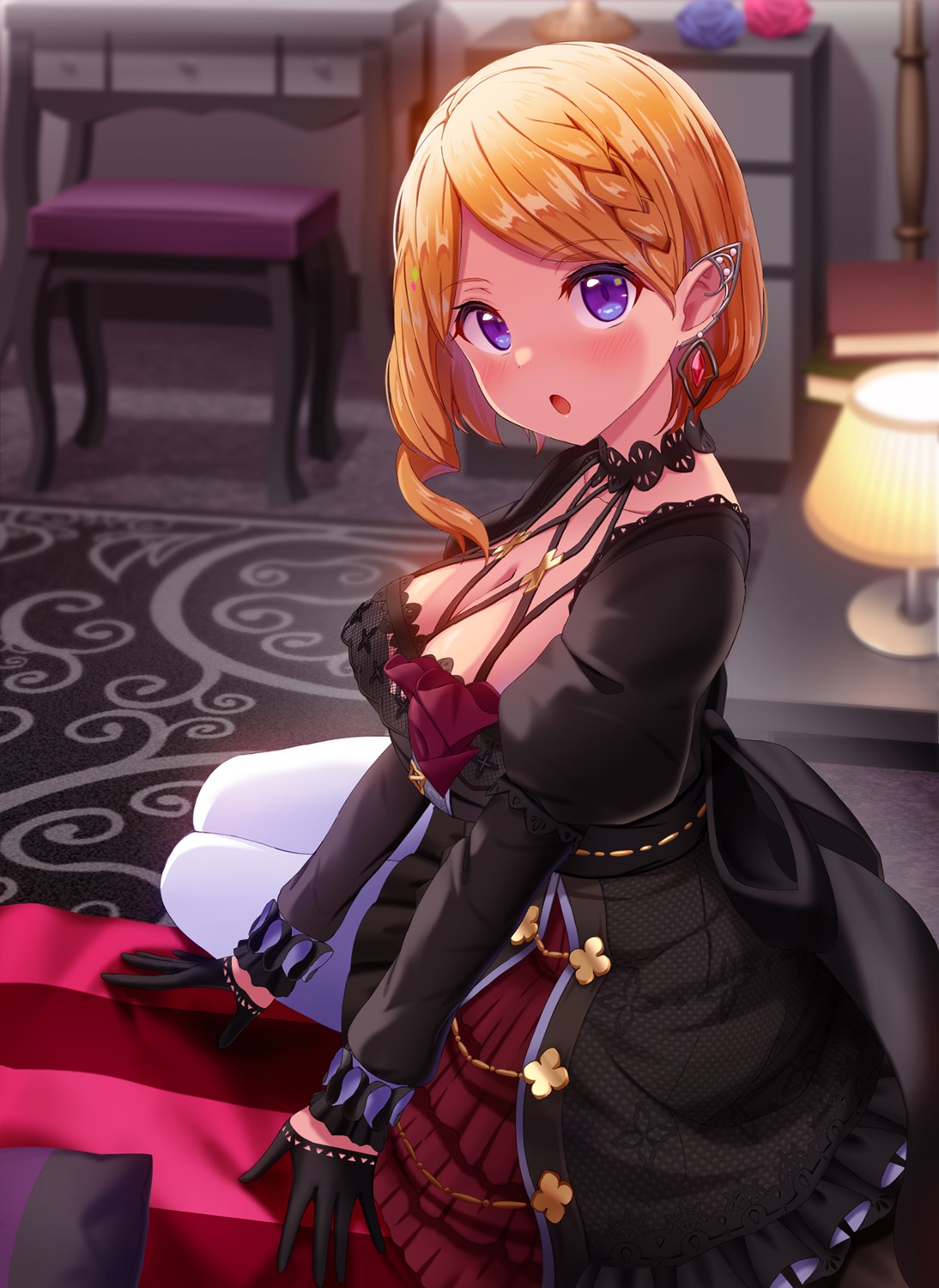 aki_rosenthal, hololive, mikomiko_(mikomikosu), pointy_ears