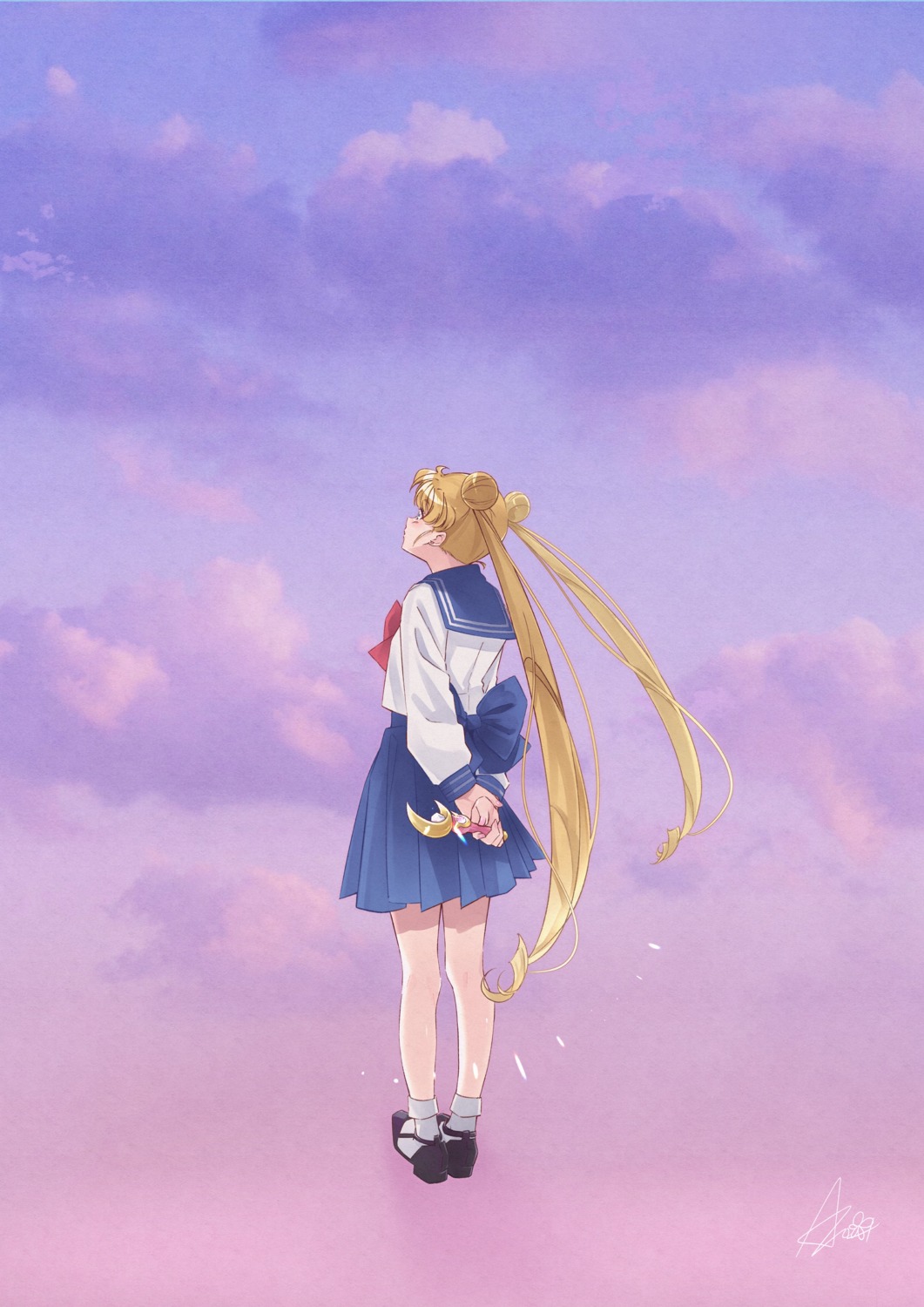 anxflower, bishoujo_senshi_sailor_moon, seifuku, tsukino_usagi, weapon