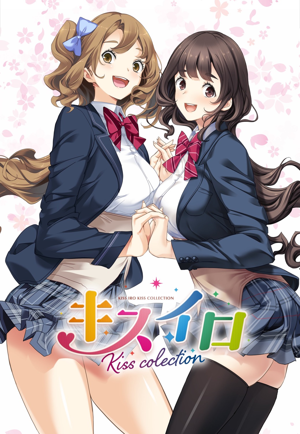 crossover, giga, hotchkiss, kiss_ato, mikoto_akemi, seifuku, skirt_lift, sweater, tagme, thighhighs