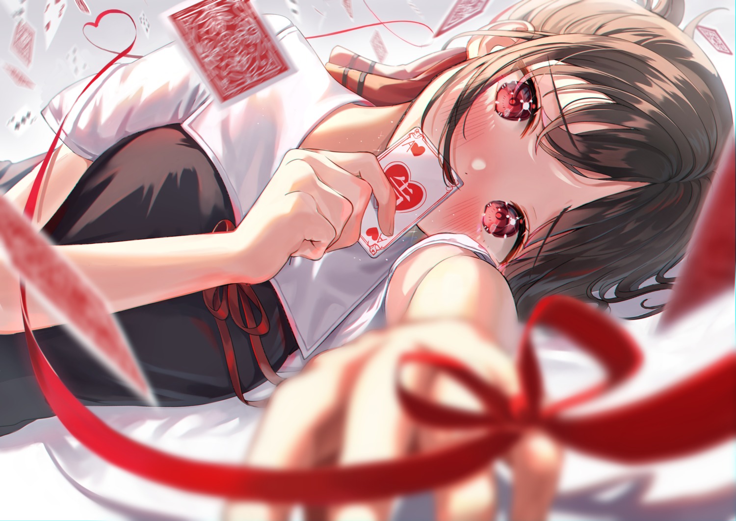 kaguya-sama_wa_kokurasetai_~tensai-tachi_no_renai_zunousen~, sakura_(39ra), seifuku, shinomiya_kaguya