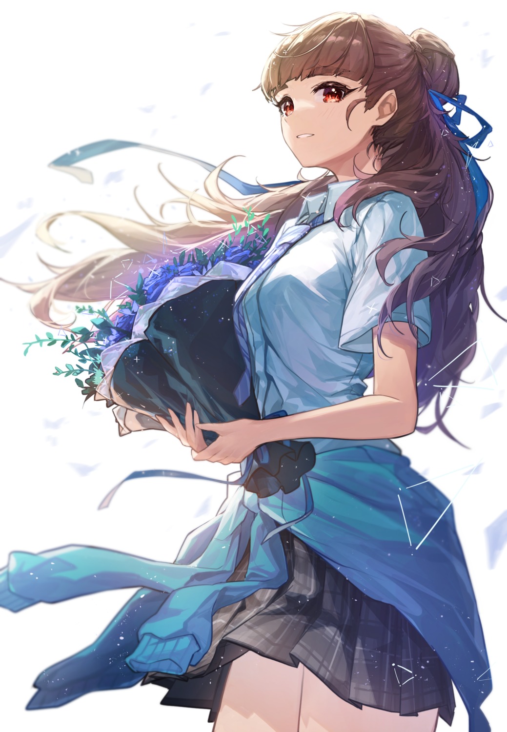kamiya_nao, seifuku, shino_sto, sweater, the_idolm@ster, the_idolm@ster_cinderella_girls