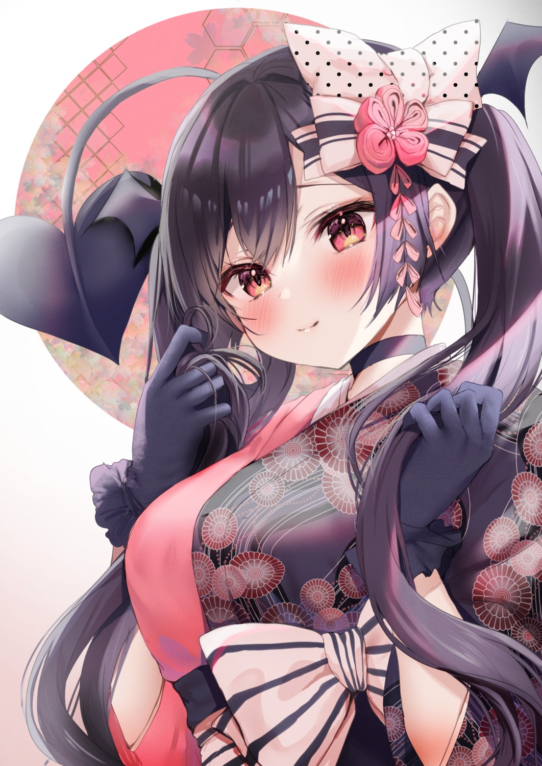 ayuma_sayu, kimono, koarai_liath, tail