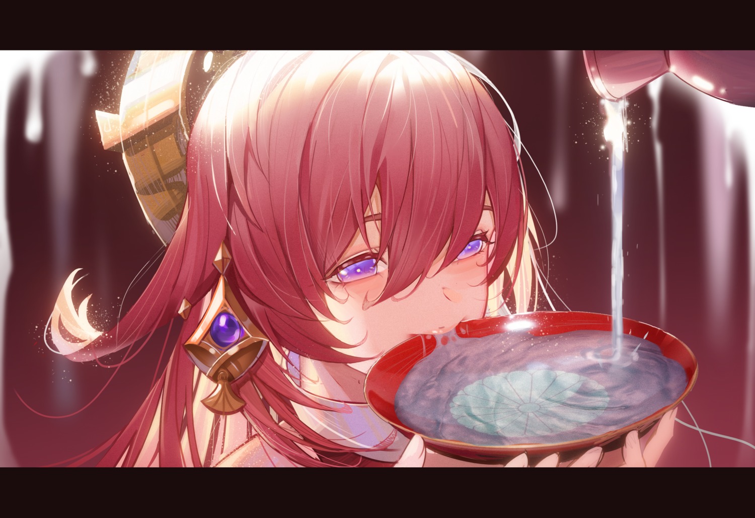 genshin_impact, jinjide_shaonian, sake, yae_miko