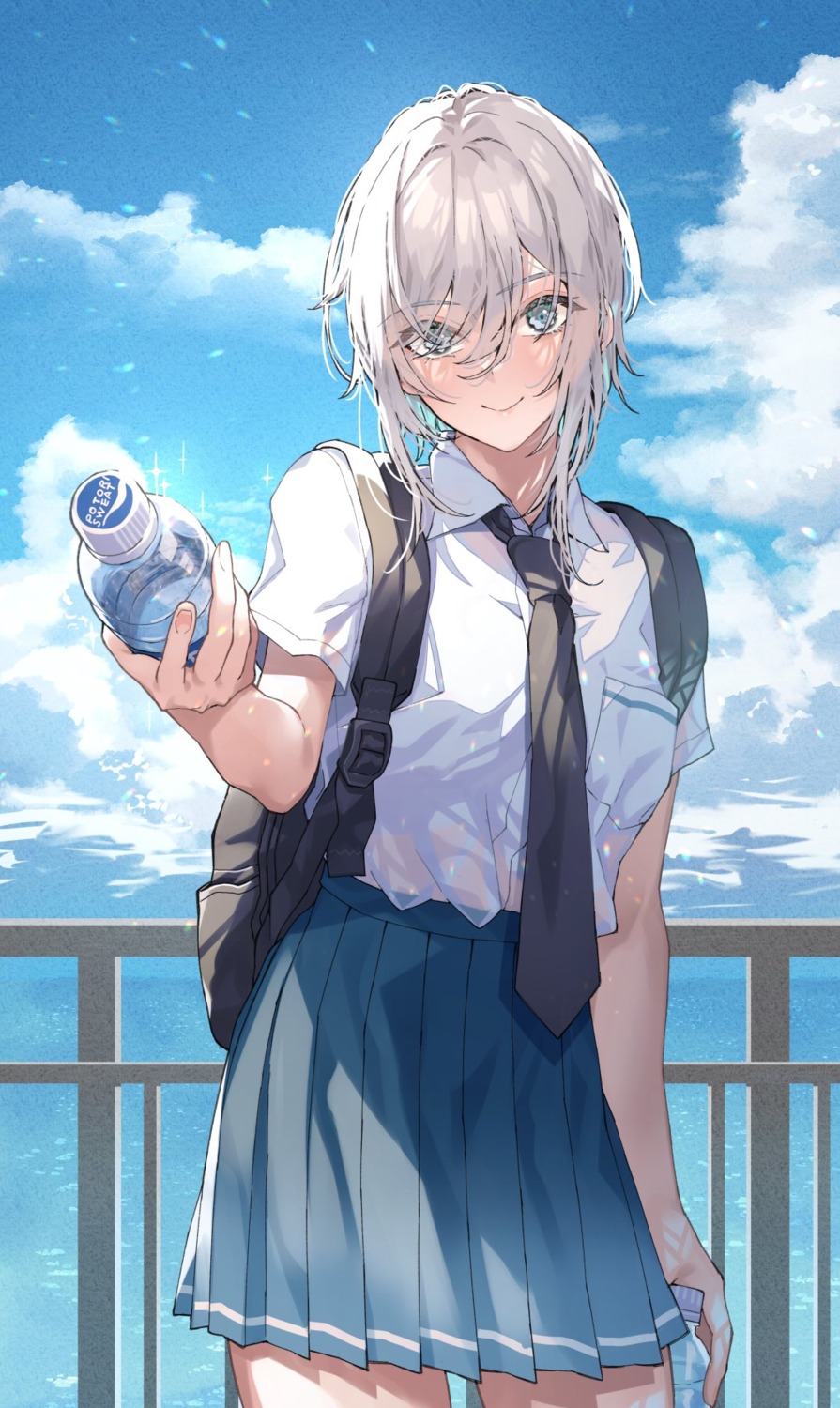 matsusatoru_kouji, see_through, seifuku, wet_clothes