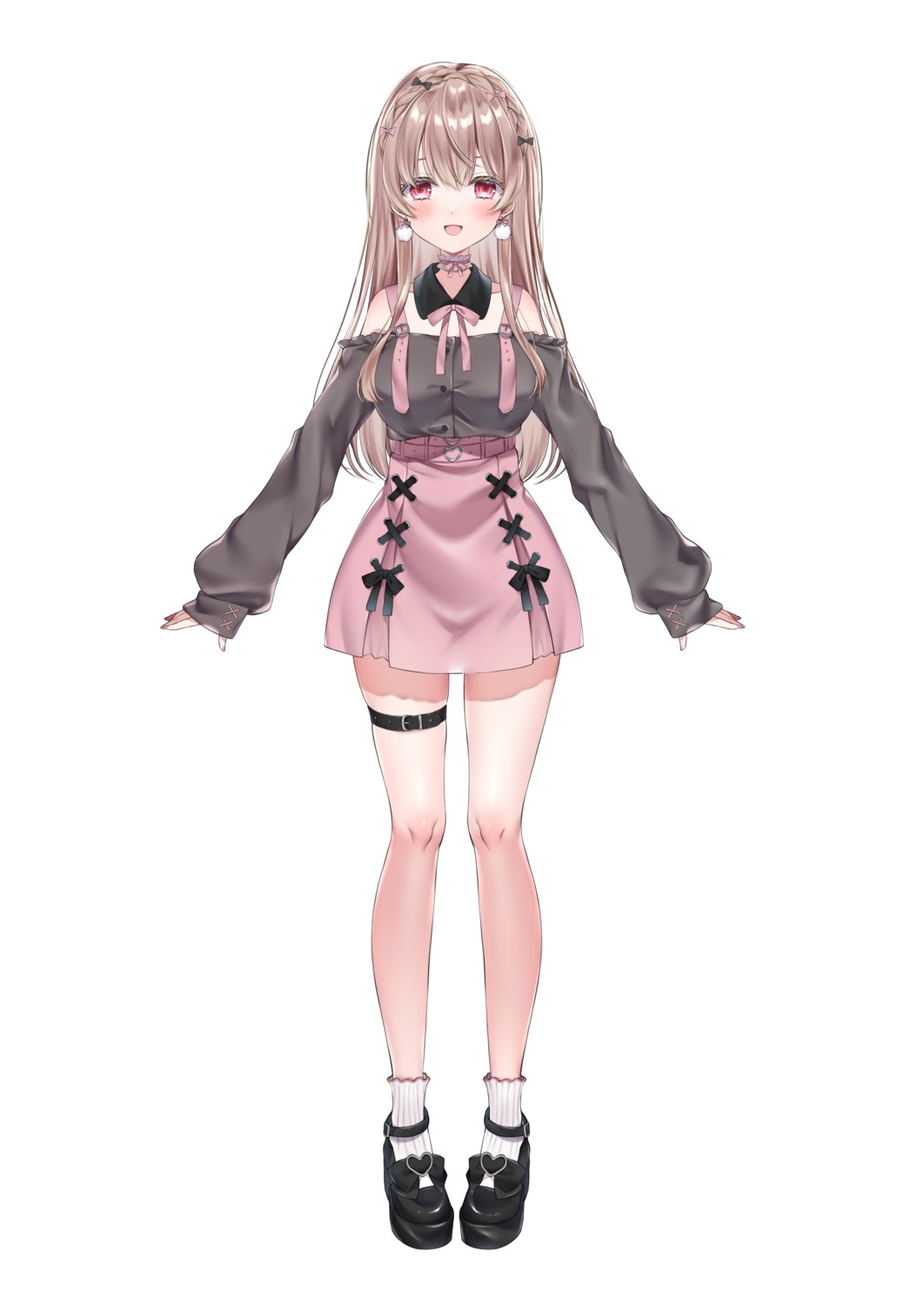 buta_tamako, garter