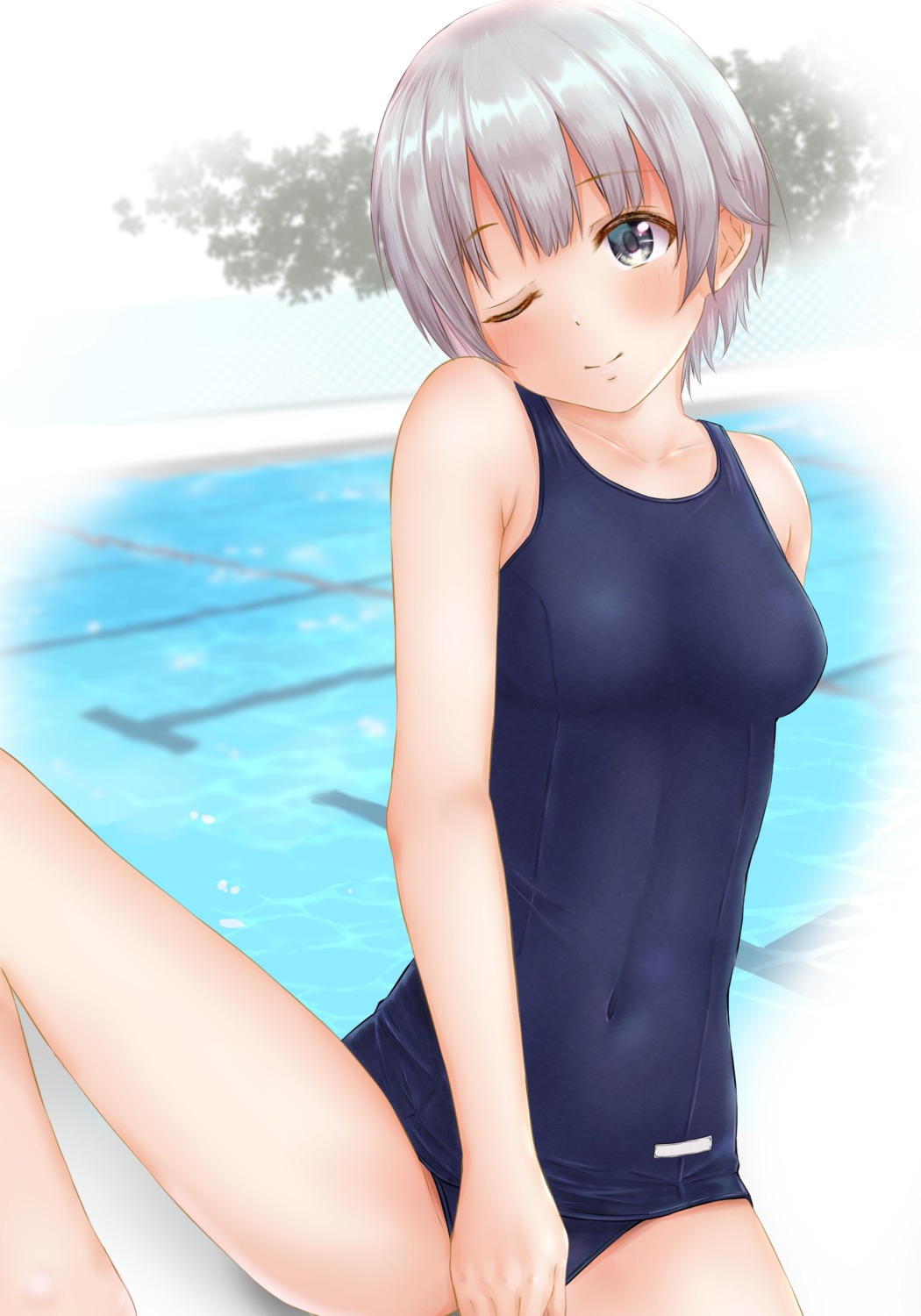 ca_paria, otokura_yuuki, school_swimsuit, swimsuits, the_idolm@ster, the_idolm@ster_cinderella_girls