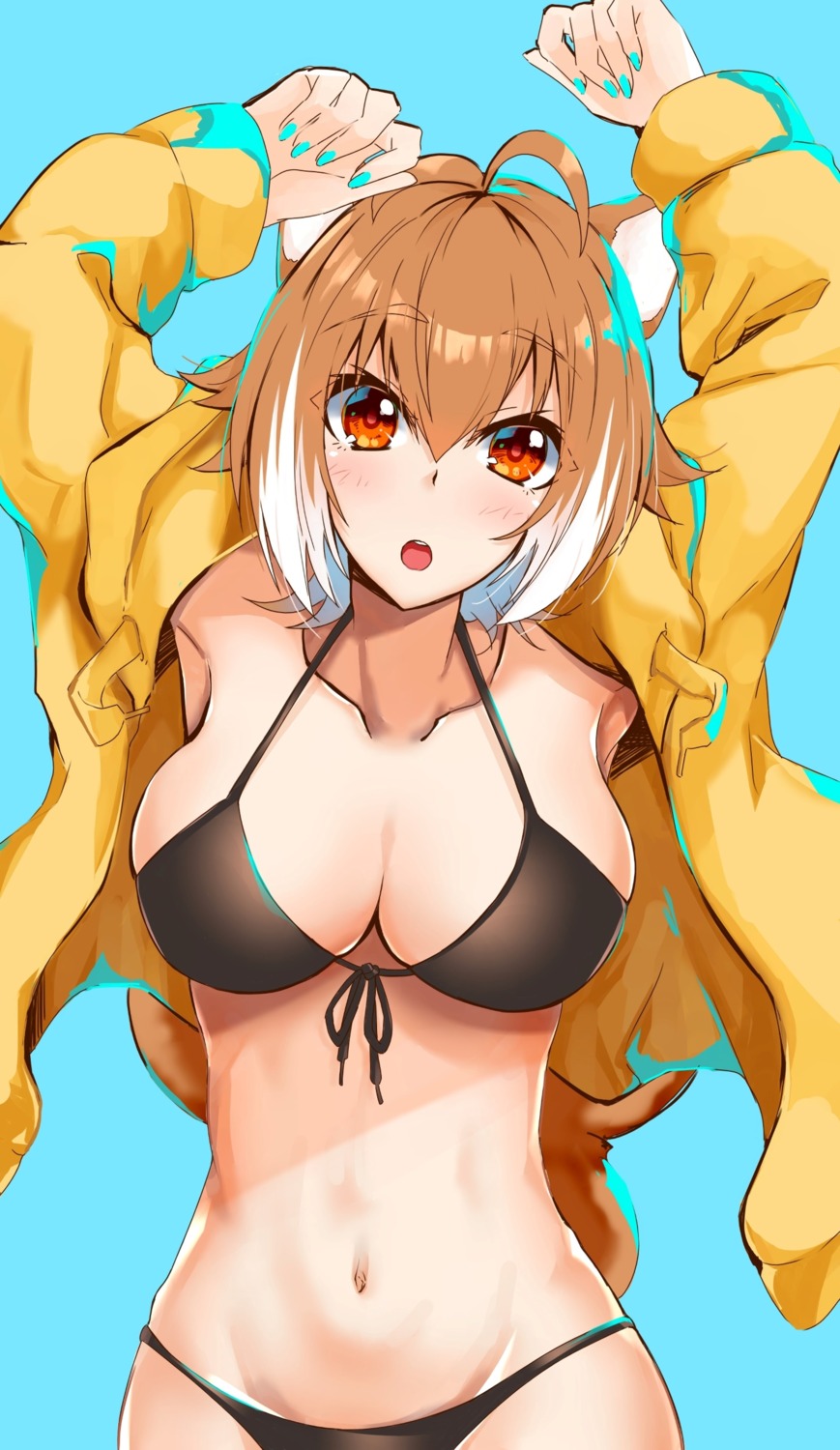 animal_ears, bikini, blazblue, blazblue:_calamity_trigger, blazblue:_chronophantasma, blazblue:_continuum_shift, chukachuka, makoto_nanaya