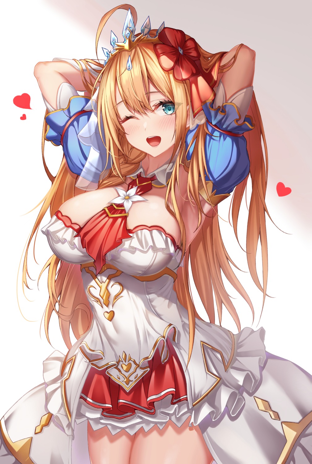 bratja, dress, no_bra, pecorine, princess_connect!, princess_connect!_re:dive