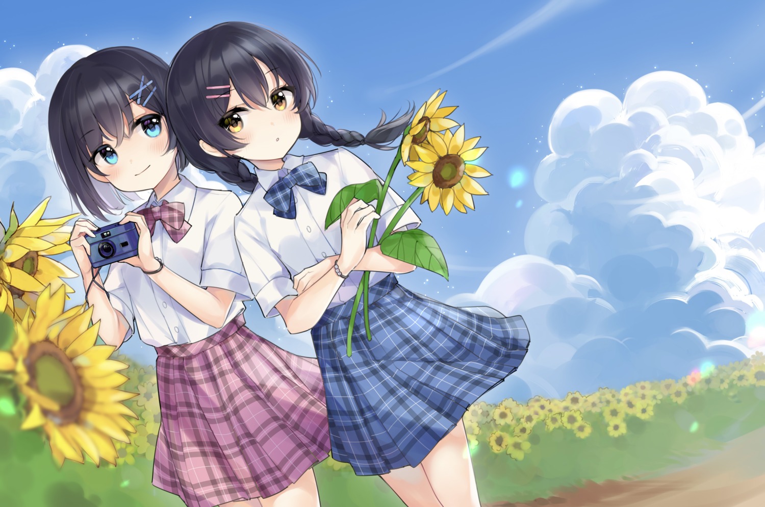 denpun, seifuku, skirt_lift