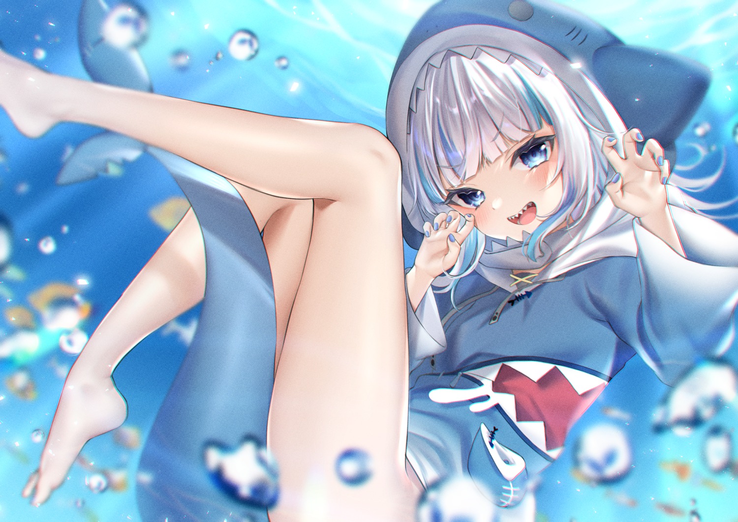 buta_tamako, gawr_gura, hololive, hololive_english, tail