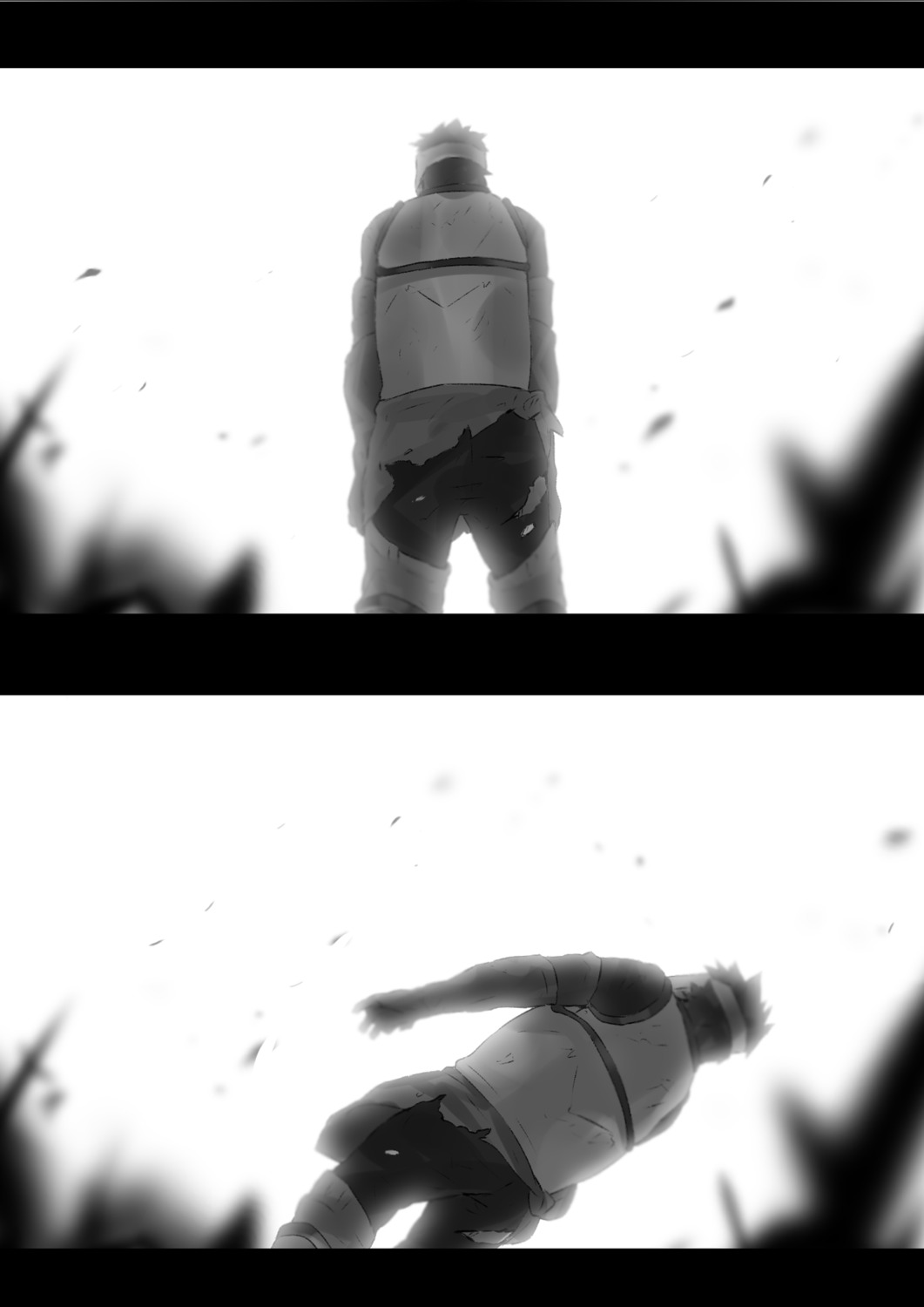 hai_to_gensou_no_grimgar, moguzo, monochrome, shirai_eiri