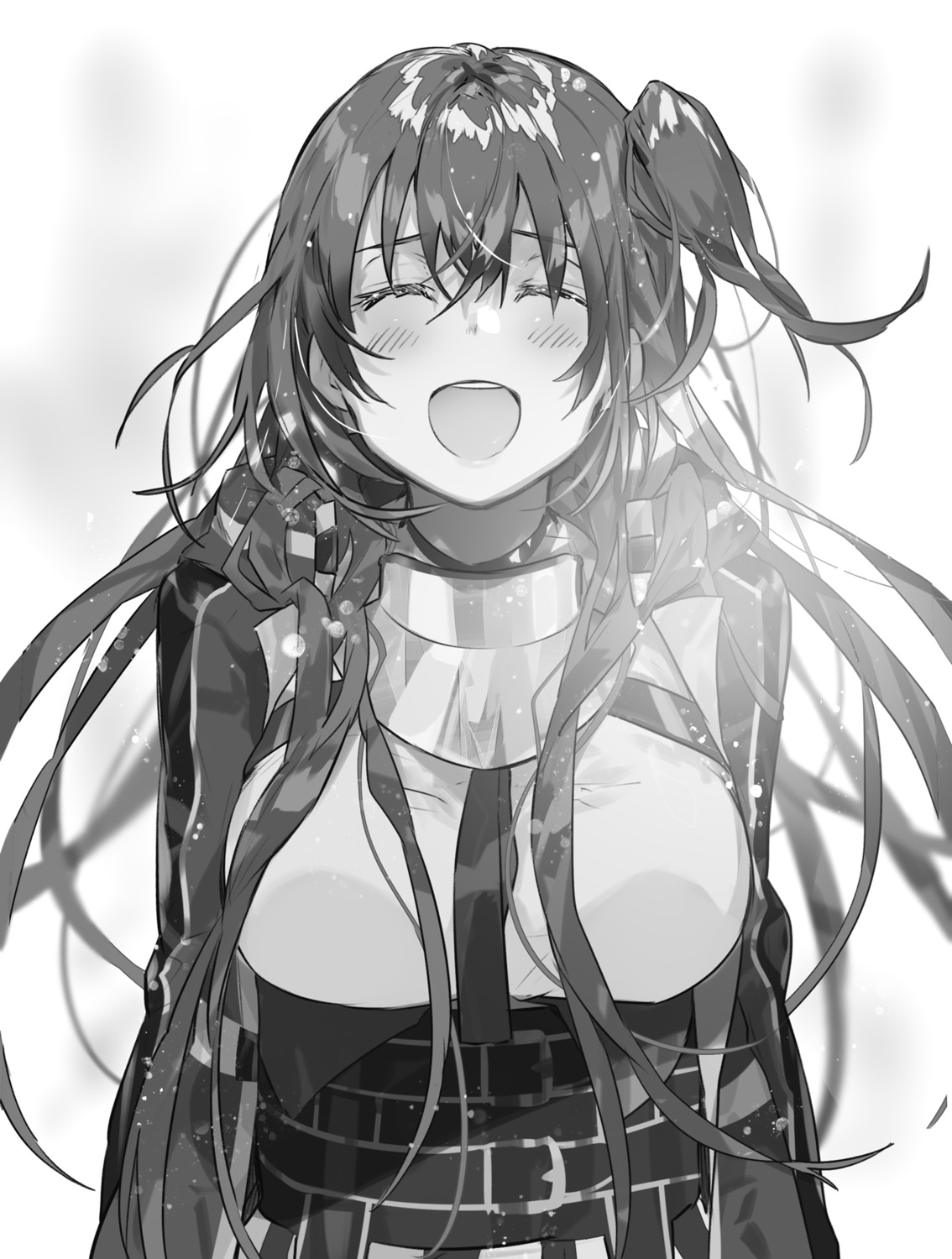 hai_to_gensou_no_grimgar, merry, monochrome, shirai_eiri