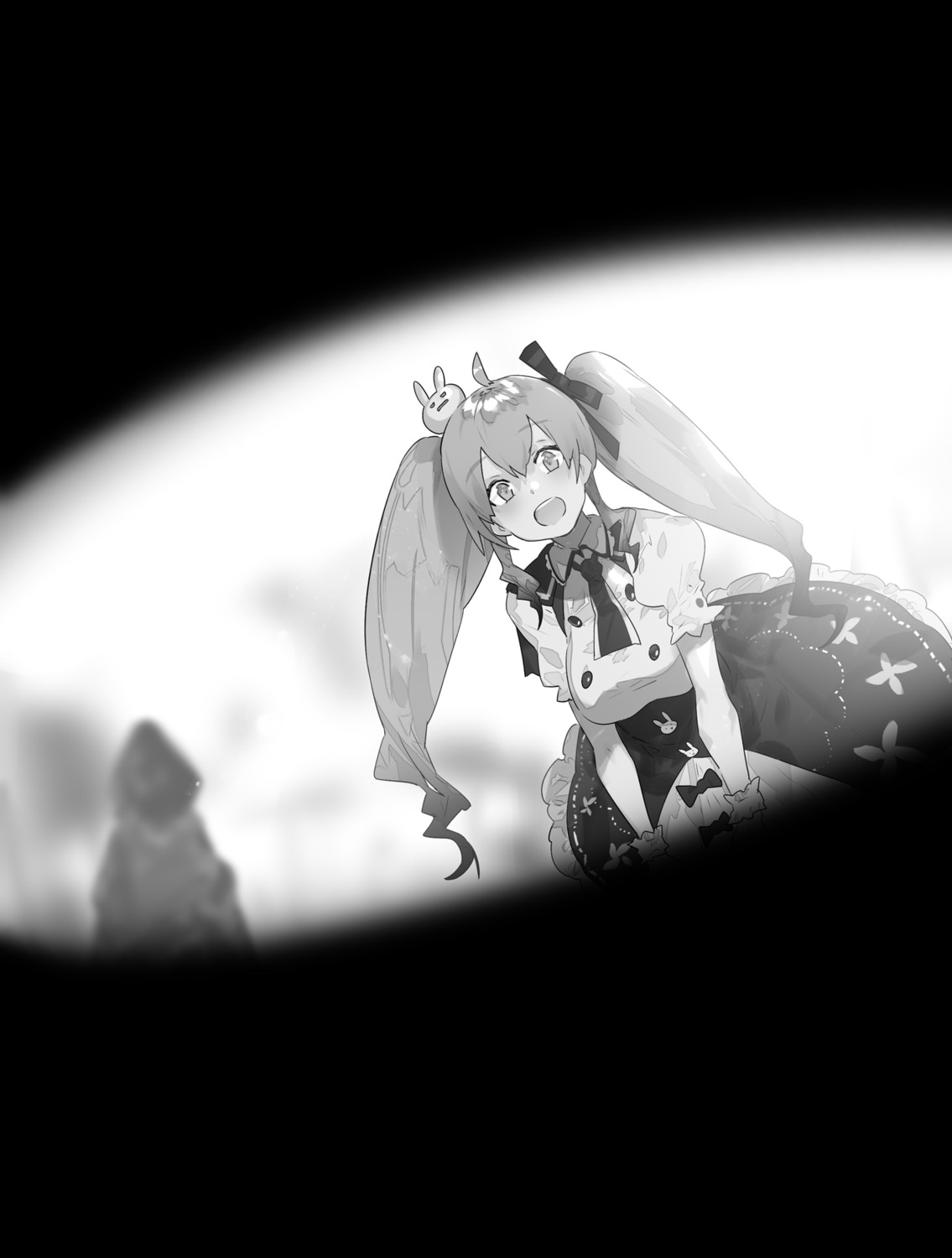 hai_to_gensou_no_grimgar, hiyomu, monochrome, shirai_eiri