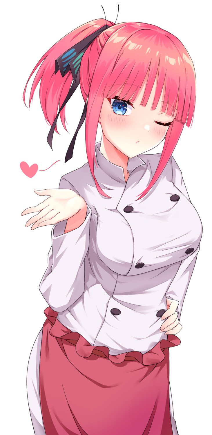 5-toubun_no_hanayome, nakano_nino, profnote, uniform
