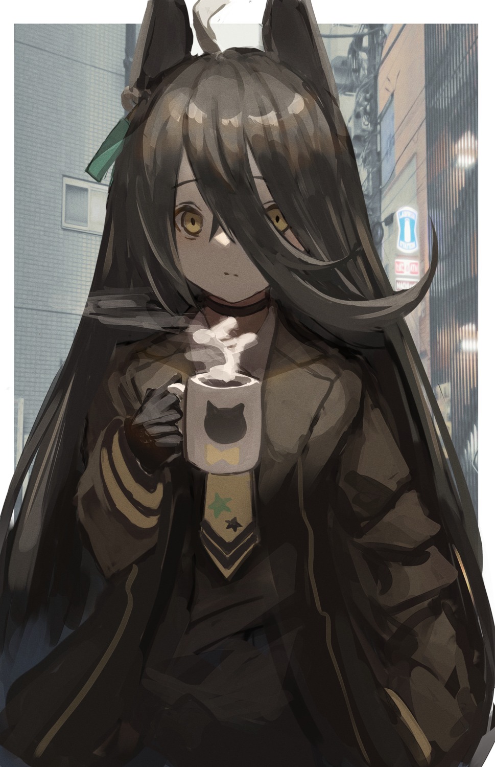 animal_ears, manhattan_cafe_(umamusume), siena_(moratoriummaga), uma_musume_pretty_derby, uniform
