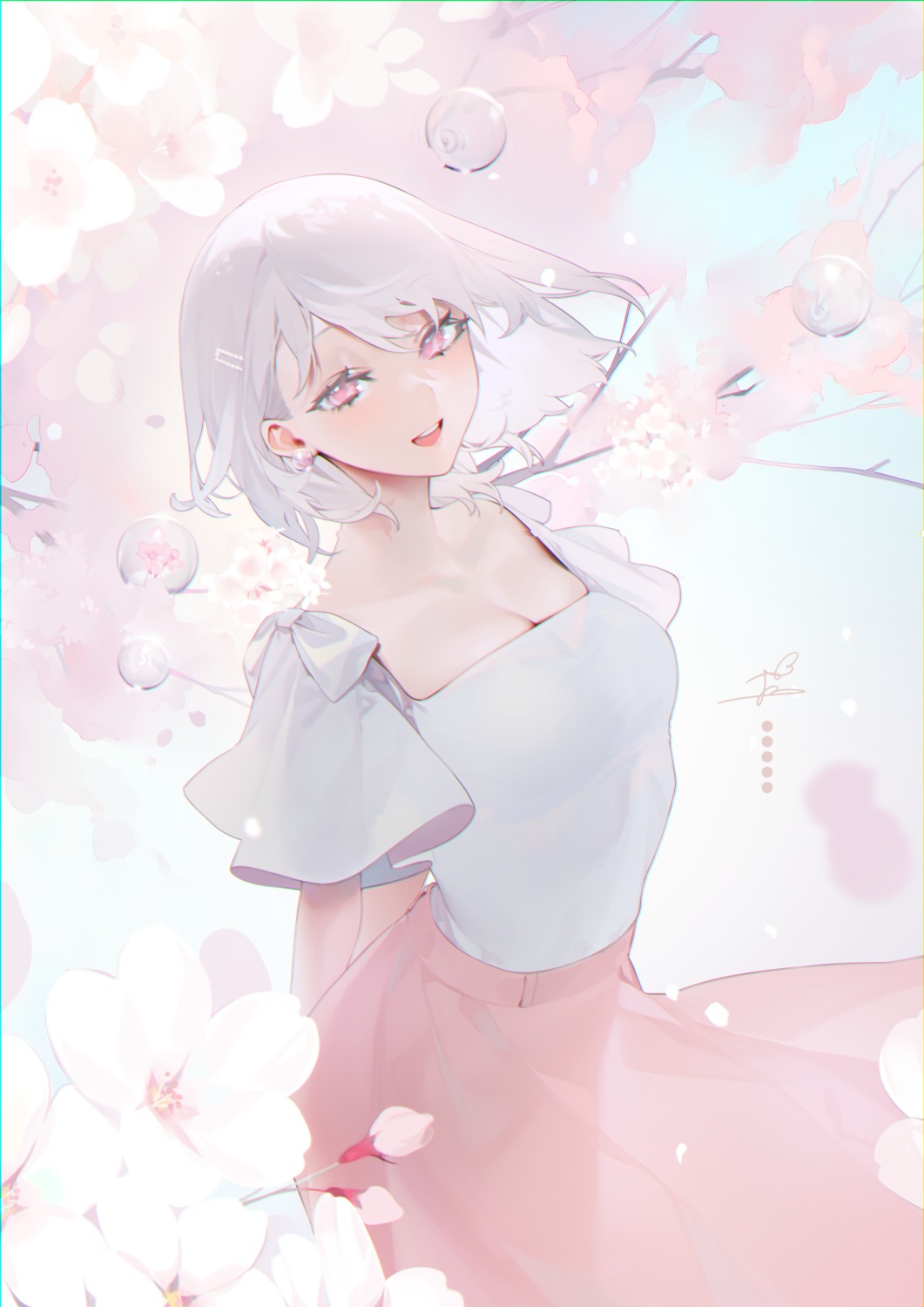 cleavage, nacchan_(ohisashiburi), ohisashiburi