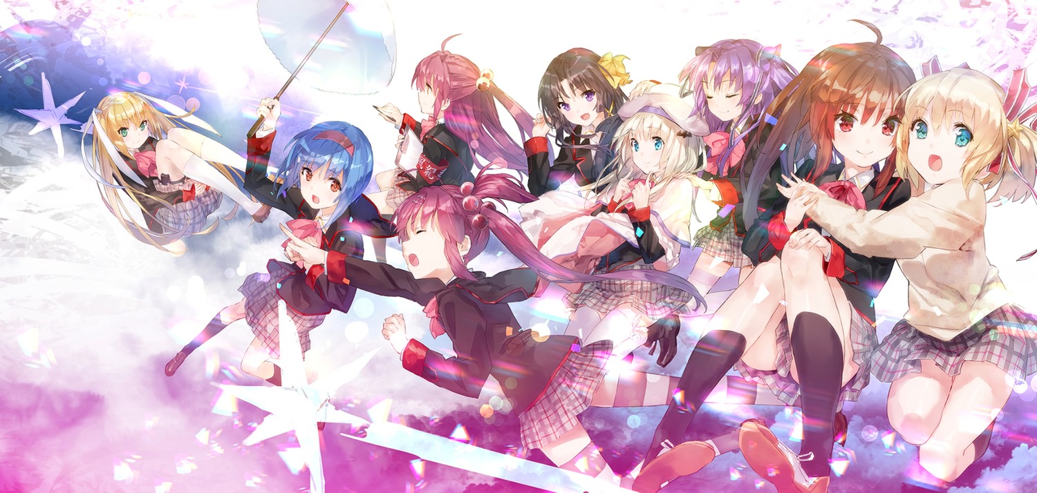 disc_cover, futaki_kanata, kamikita_komari, key, kurugaya_yuiko, little_busters!, natsume_rin, nishizono_mio